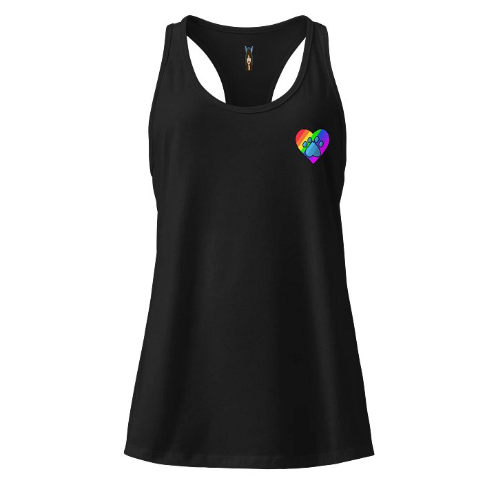 Frenchkittie Paw Love Racerback Tank product image (1)
