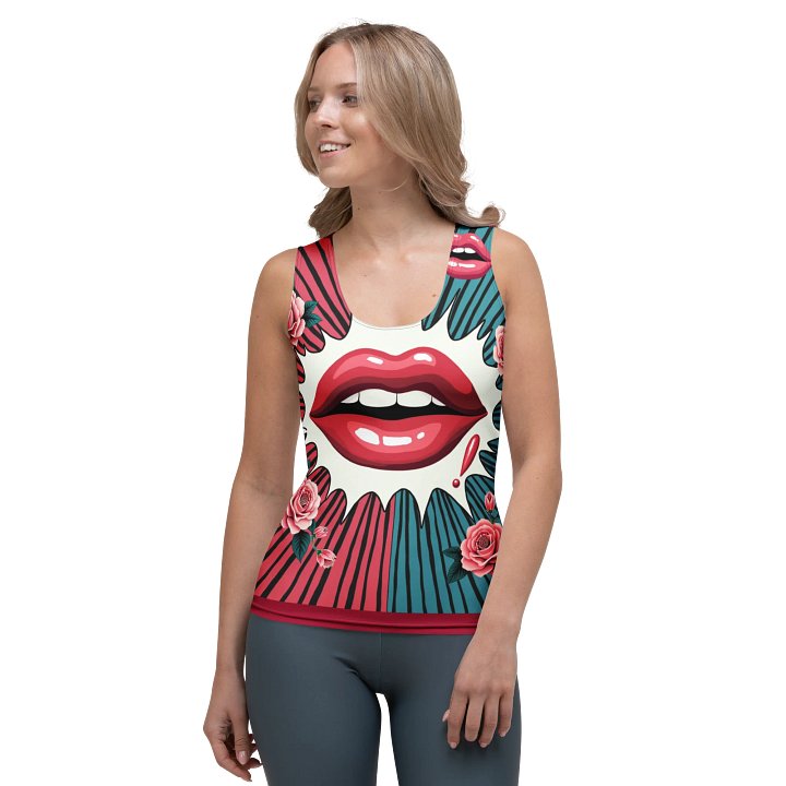 Pop Art Kiss Women's Tank Top product image (1)