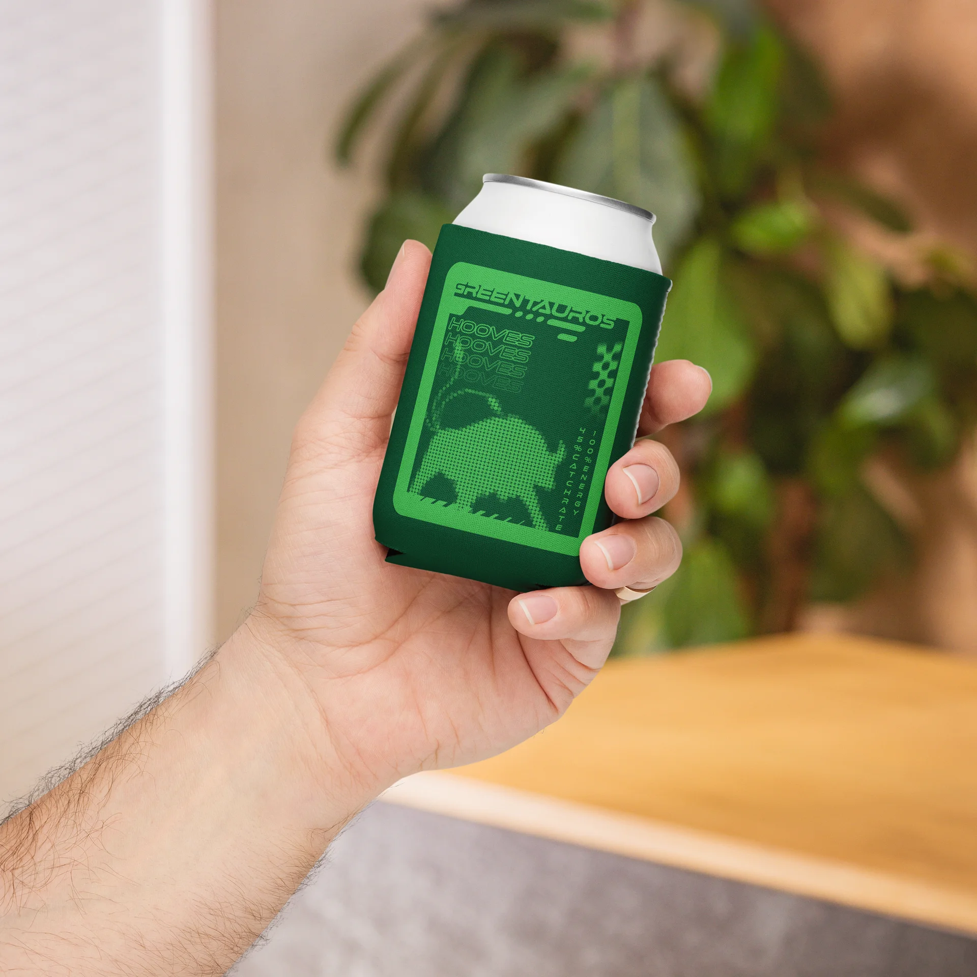 Green Tauros Coozie product image (4)