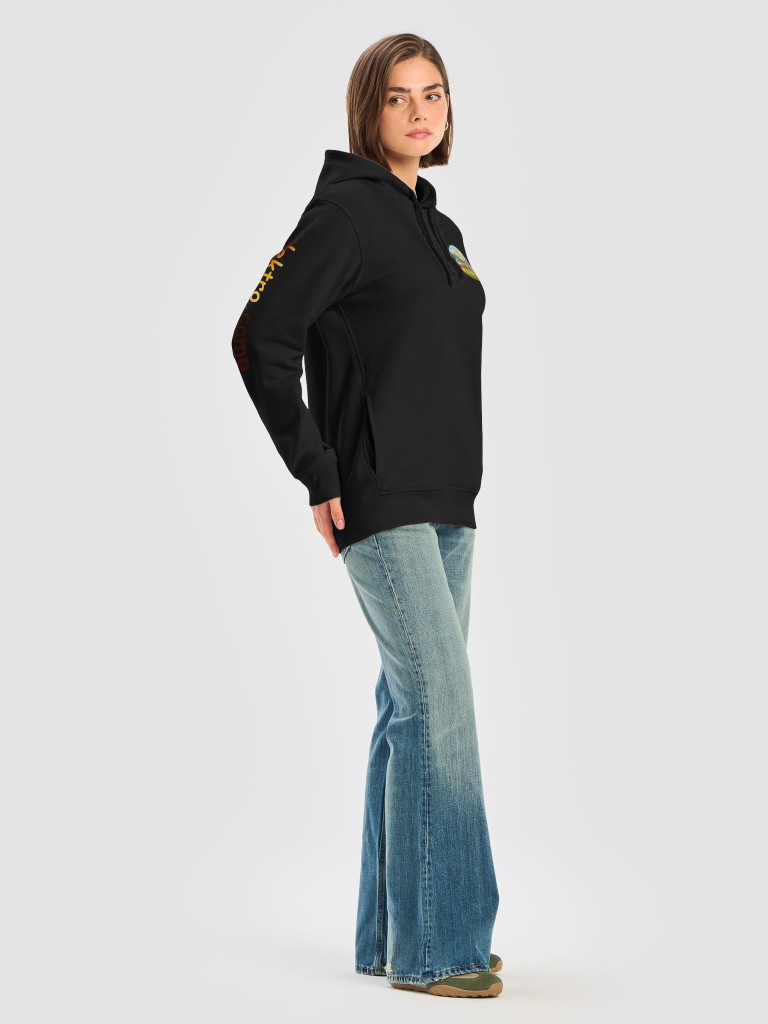 Stanley/Stella Unisex Bio-Hoodie mit Seitentasche Elektro Camping product image (8)