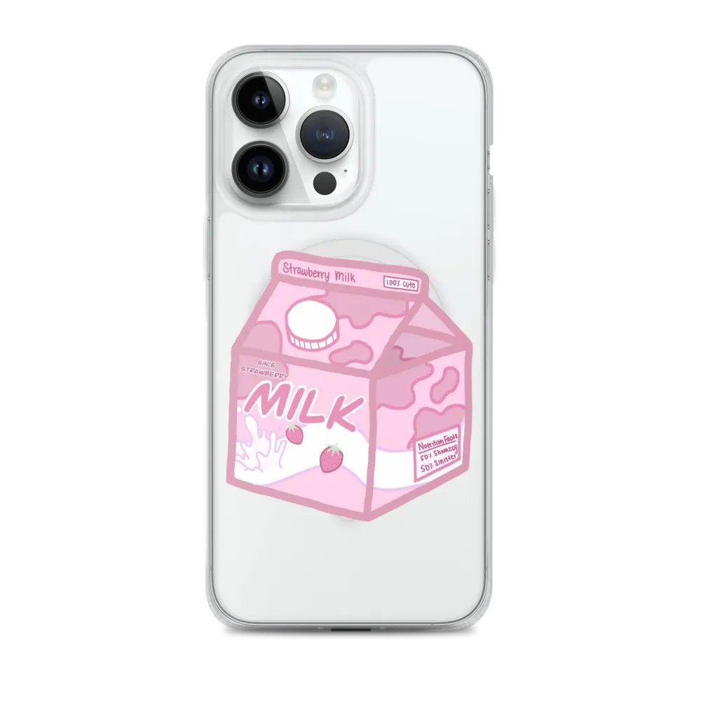 SinisterSushii Strawberry Milk iPhone Case product image (2)