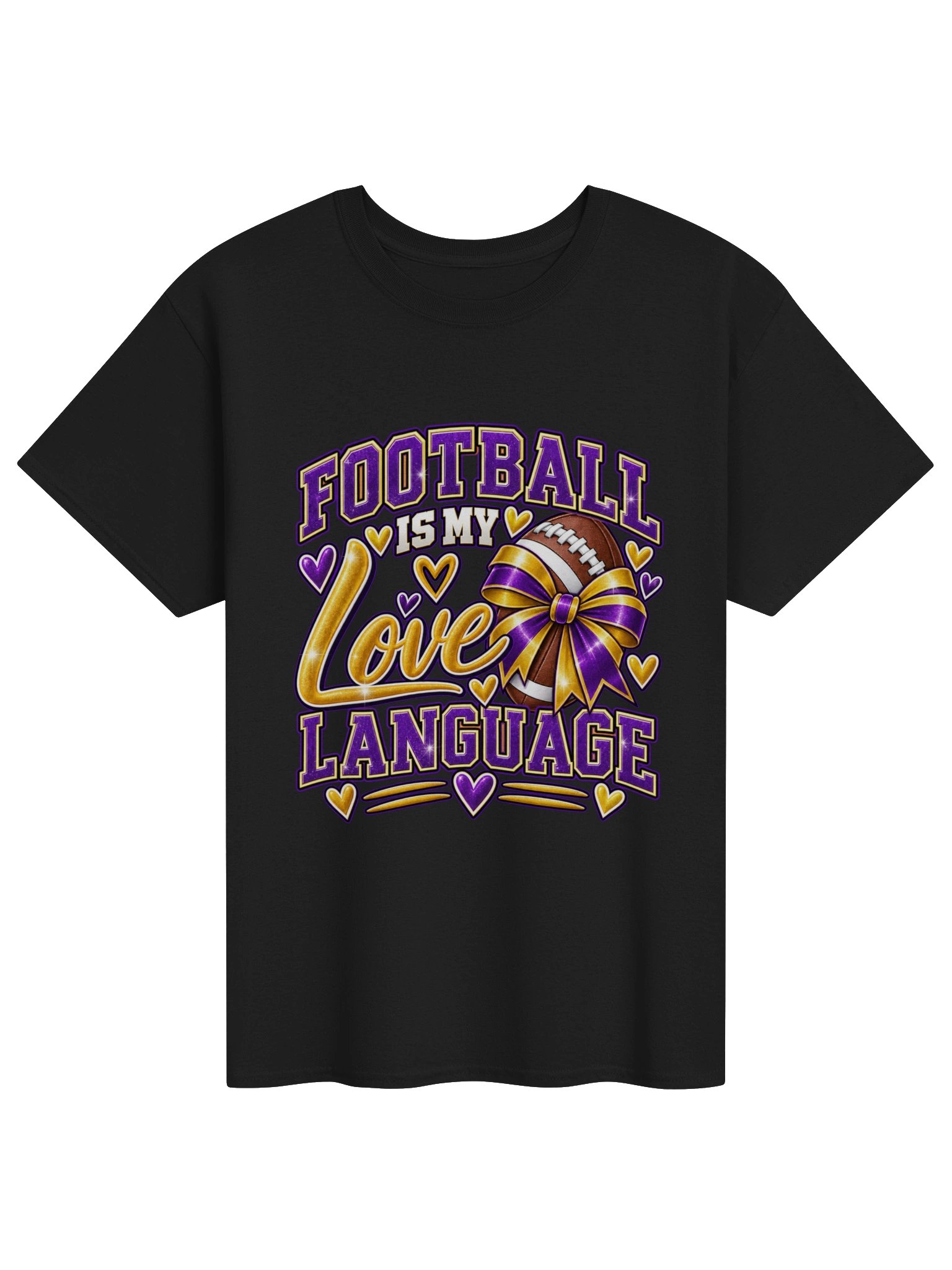 Football Is My Love Language Tee product image (2)