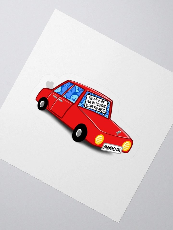 LEFT IN THE HOT CAR STICKER product image (4)