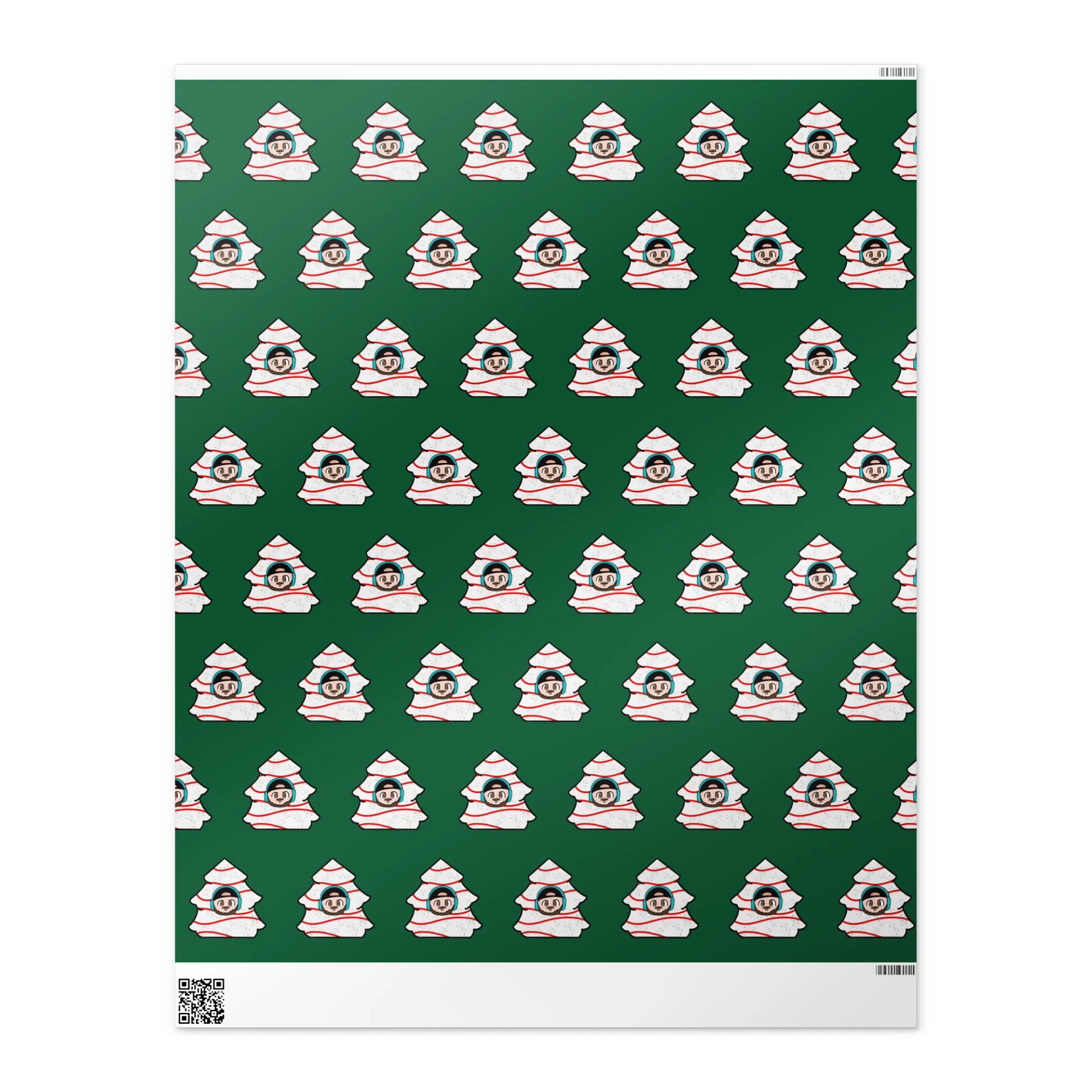 Val Tree Cake Wrapping Paper product image (1)