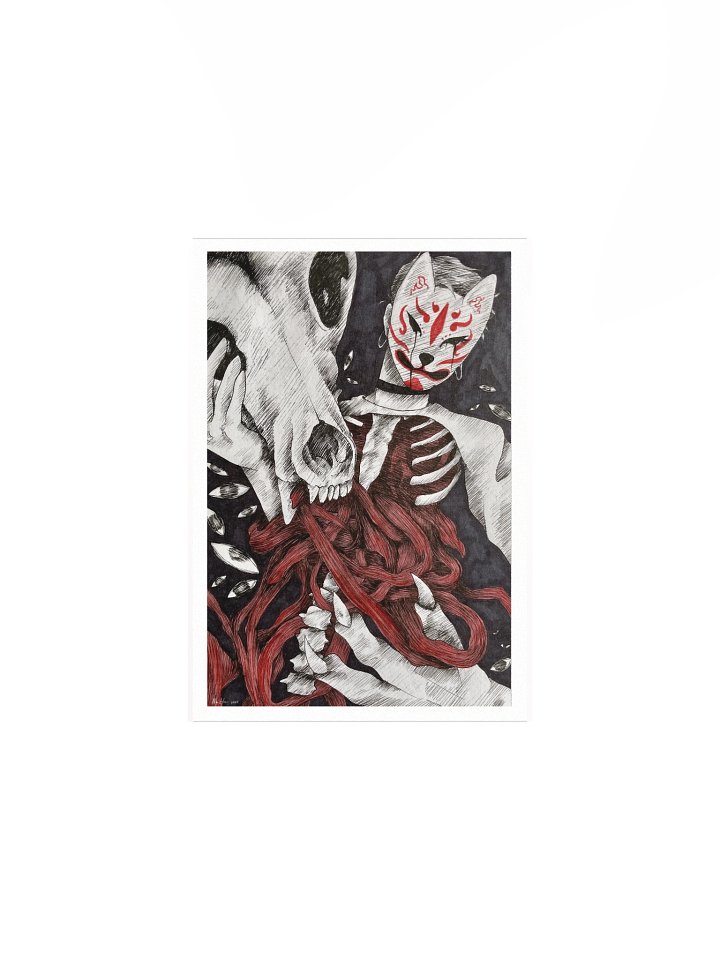 ART PRINT // Bloodied product image (1)