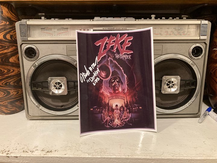 ZEKE THE PLUMBER Nightmare Art Autographed Donkeylips Photo product image (1)