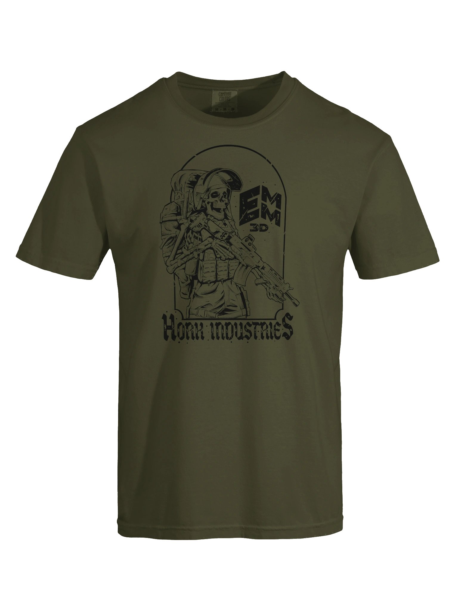 Giga Horker T-Shirt Black Print product image (43)