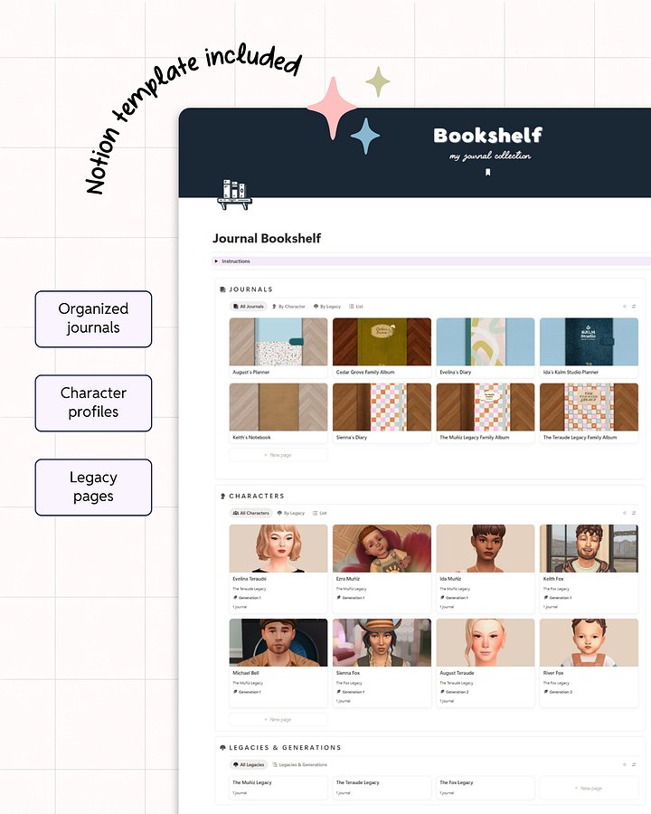 Cozycore Journal Kit for Canva product image (2)