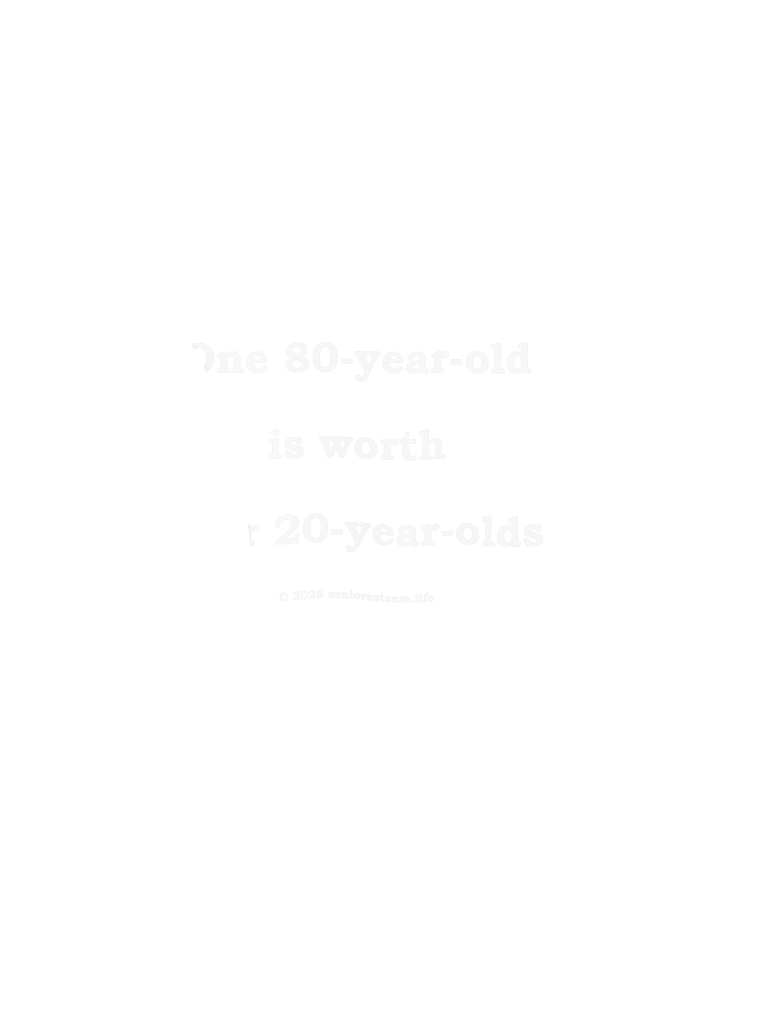 80-Year-Old Worth Four Dark Sweatshirt product image (3)