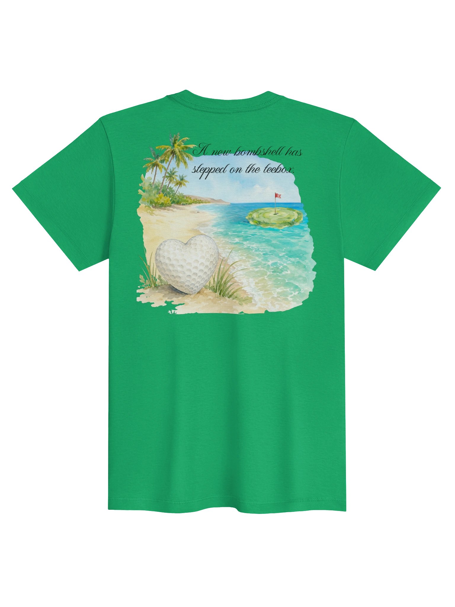 Love Island Green — Women's Golf T-Shirt product image (1)