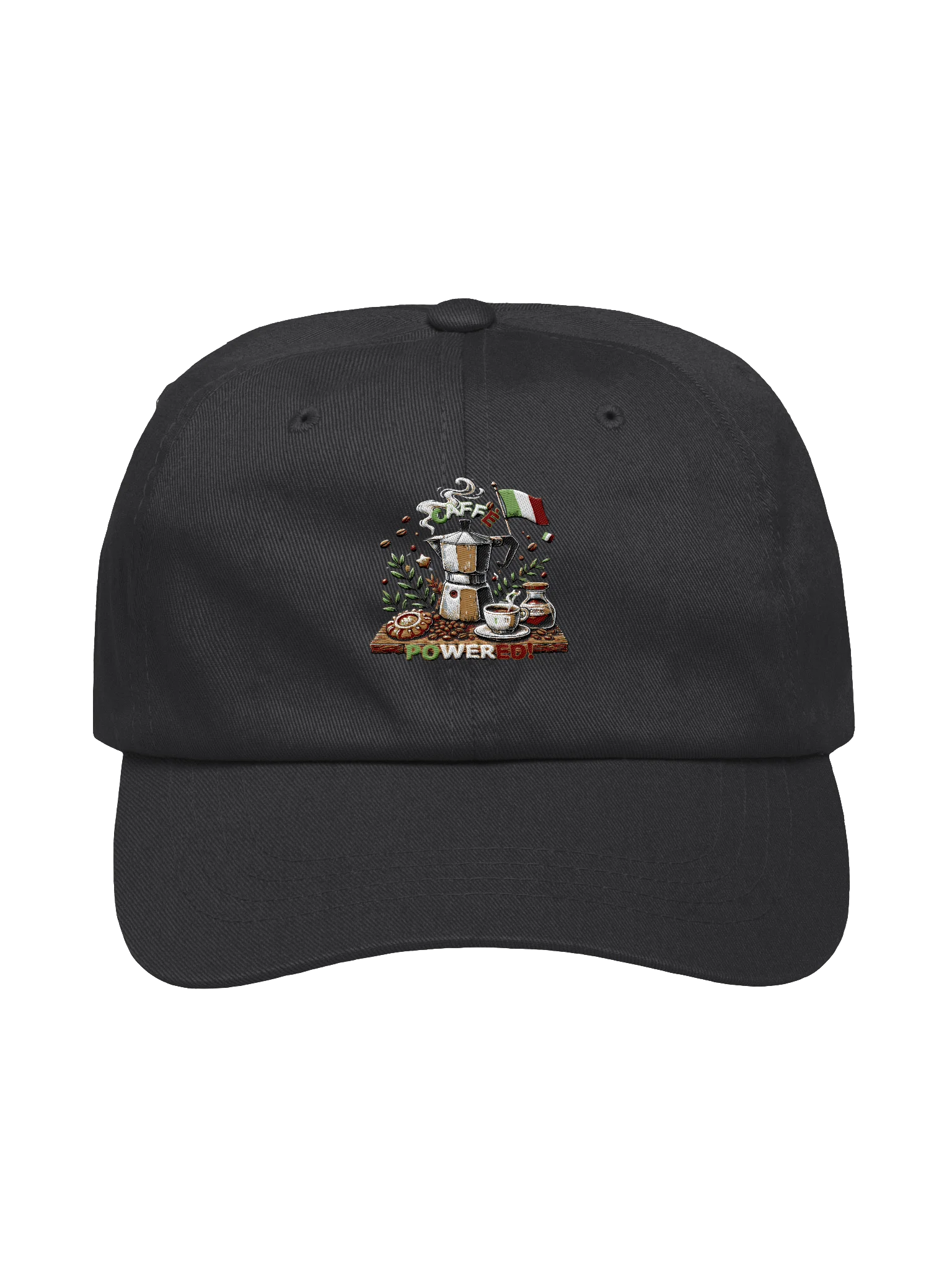 Caffe Powered! Espresso Lover's Dad Hat product image (1)