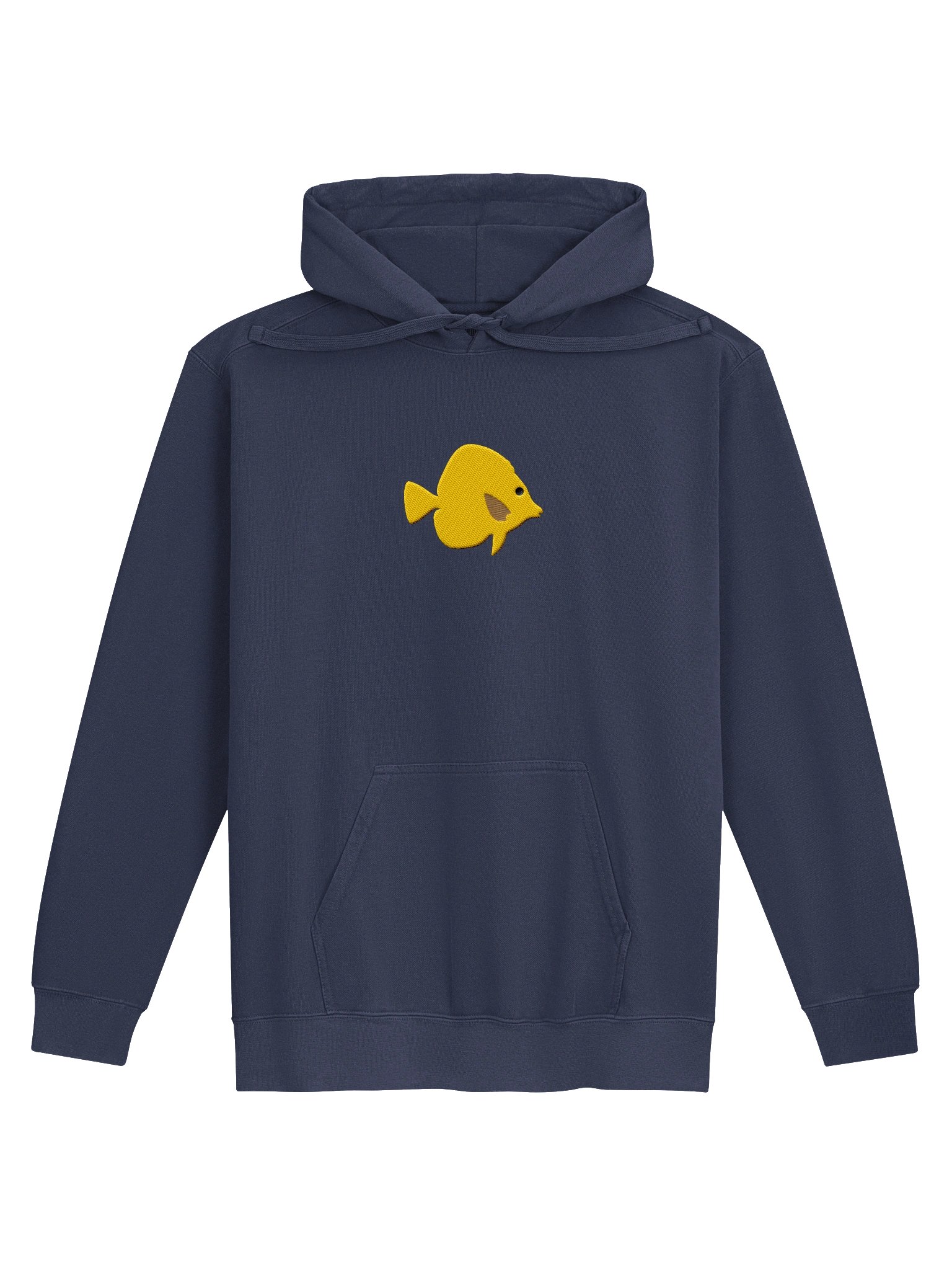 Yellow Tang Premium Hooded Sweatshirt (Embroidered) for Reef and Marine Aquarium Lovers product image (4)