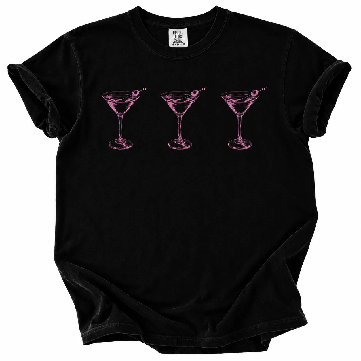 Comfort Colors 3 Pink Martini's Graphic T-Shirt product image (1)