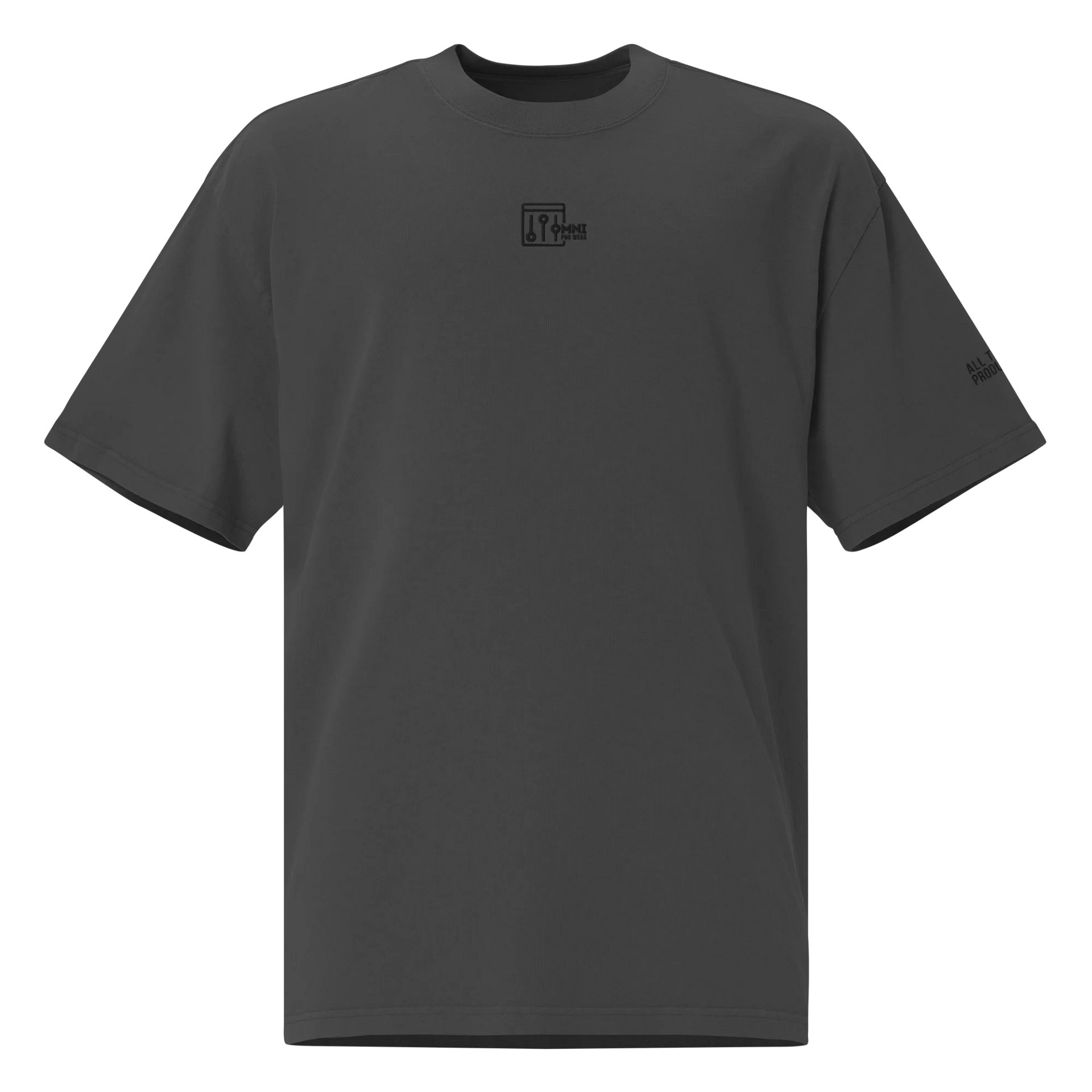 omni black oversized T-shirt product image (1)