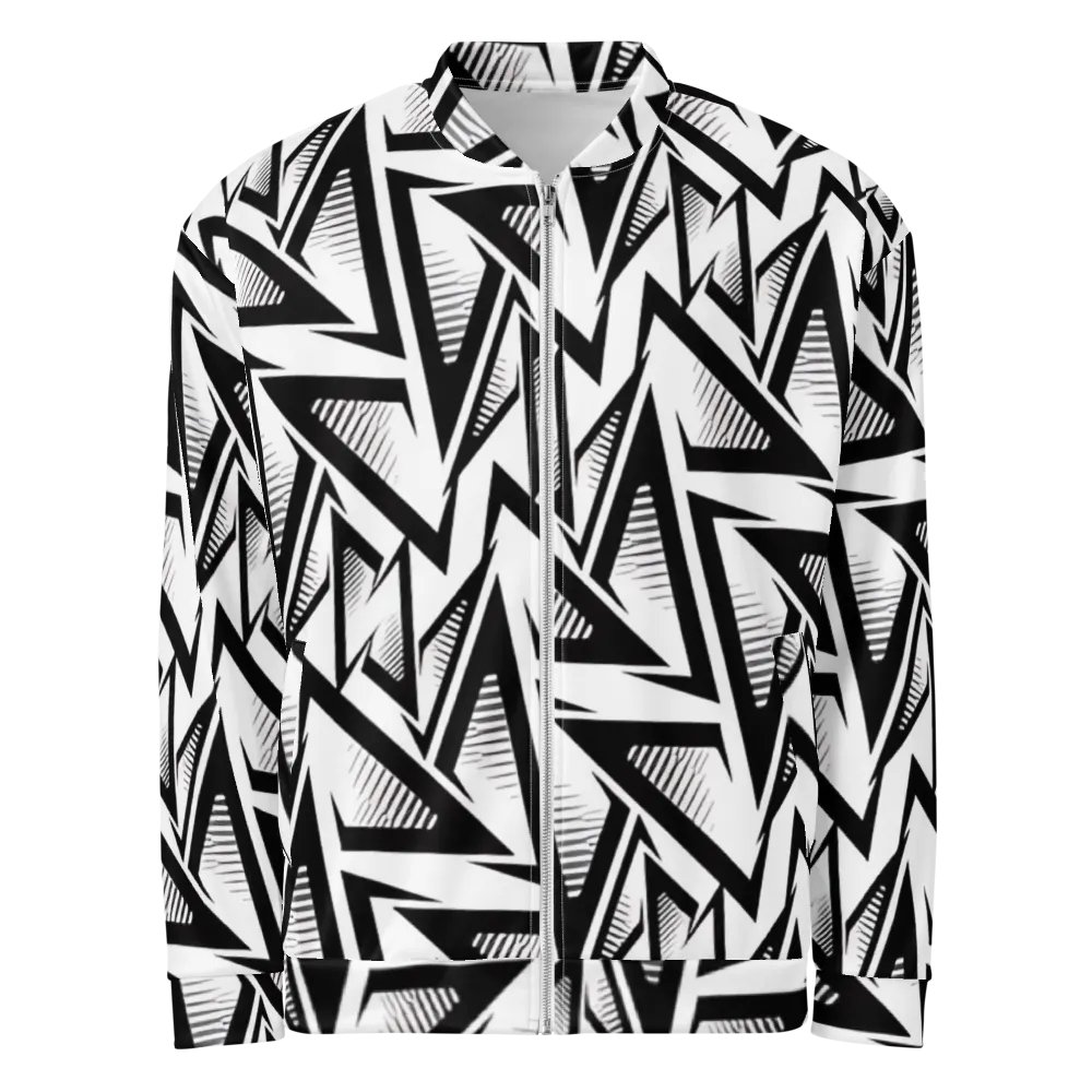 Dynamic Triangles All-Over Bomber Jacket product image (6)