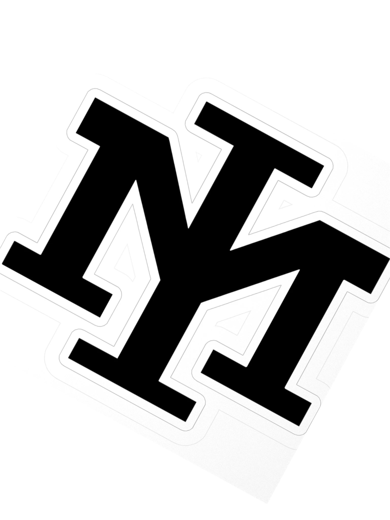 MI Monogram — Kiss-Cut Sticker product image (2)