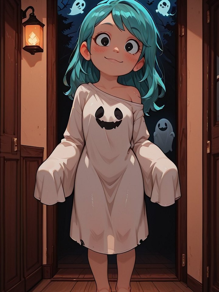 Hilda's Halloween!! - .STL - 3D model instant download! Original fan art product image (1)