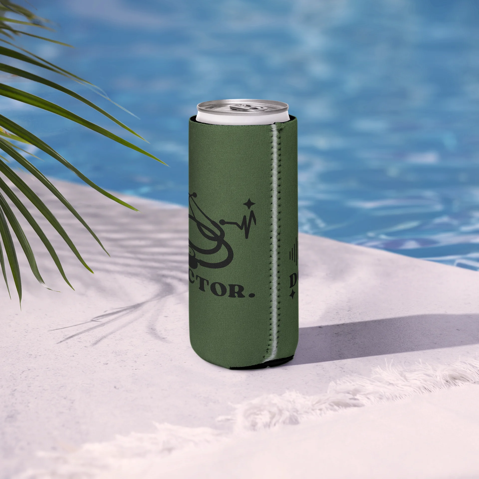 Fern Green Color Can Cooler - Fall Aesthetic product image (6)