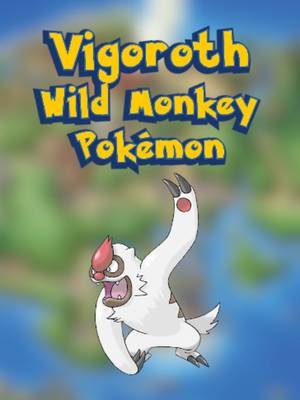 Daily Pokédex 288: Vigoroth #pokemon #pokedex #hoenn #pokemoncommunity