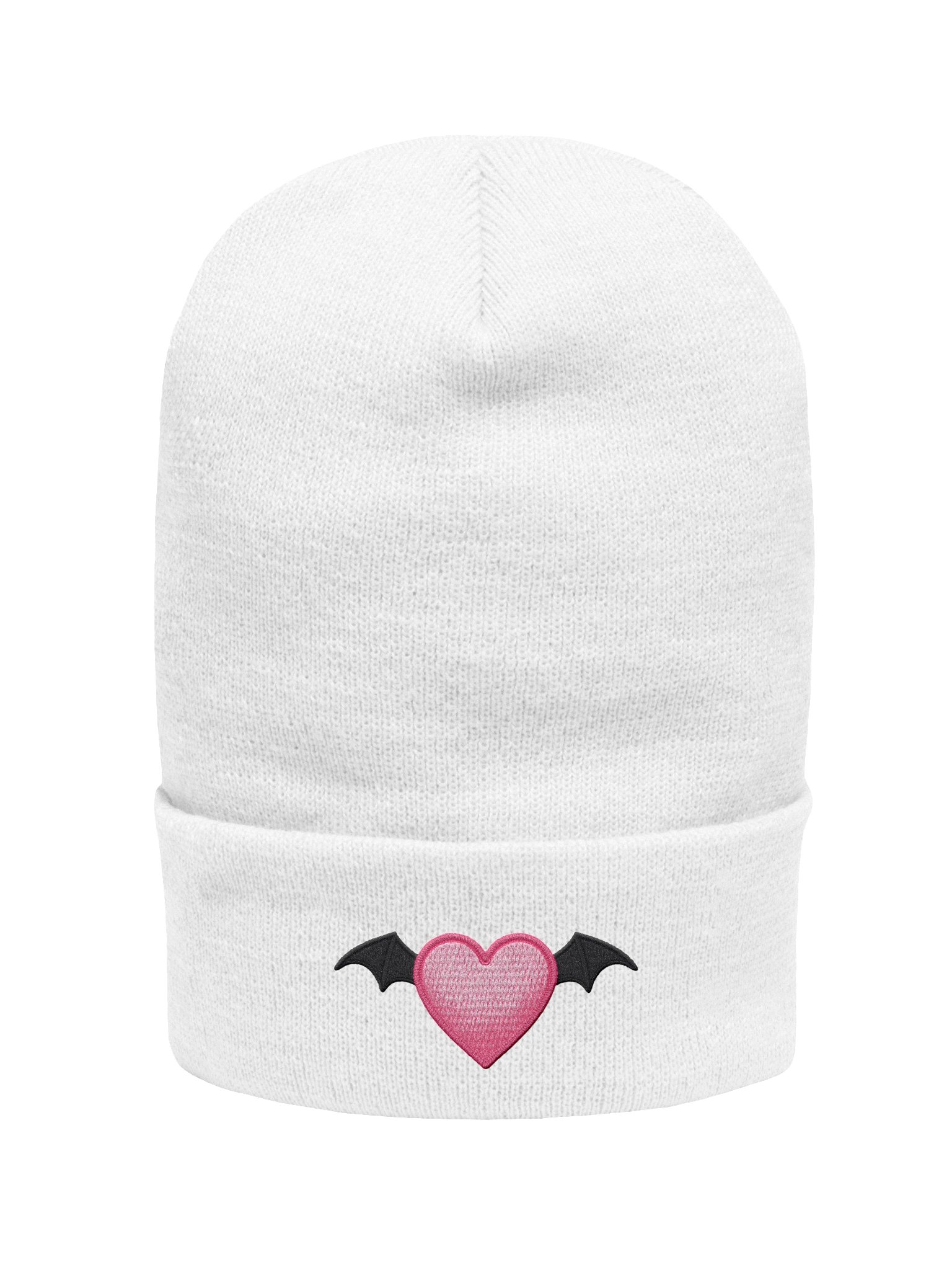 Bat Wing Heart Beanie 🖤💗 product image (1)