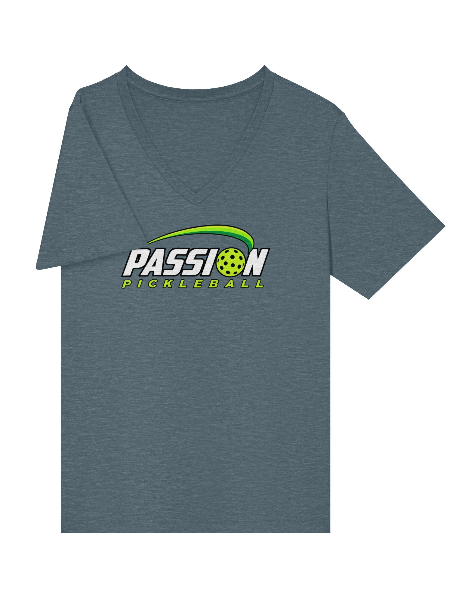 Passion Pickleball Ladies' V-Neck Tee product image (41)