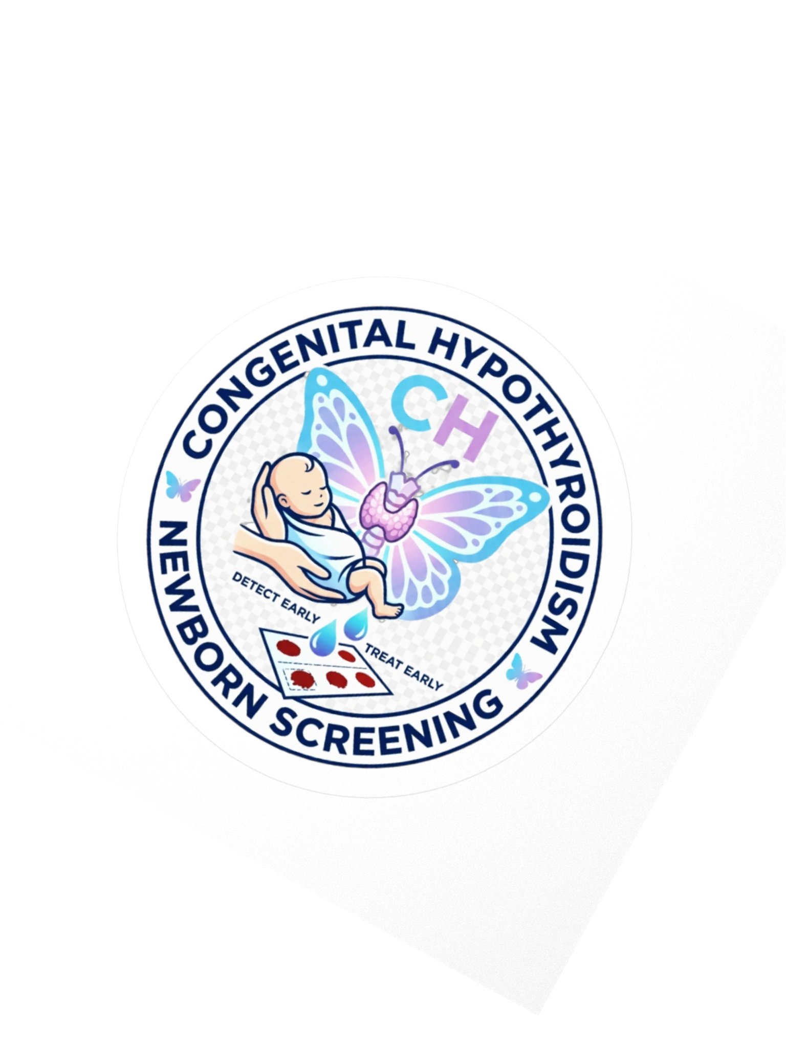 Congenital Hypothyroidism Awareness Sticker product image (2)