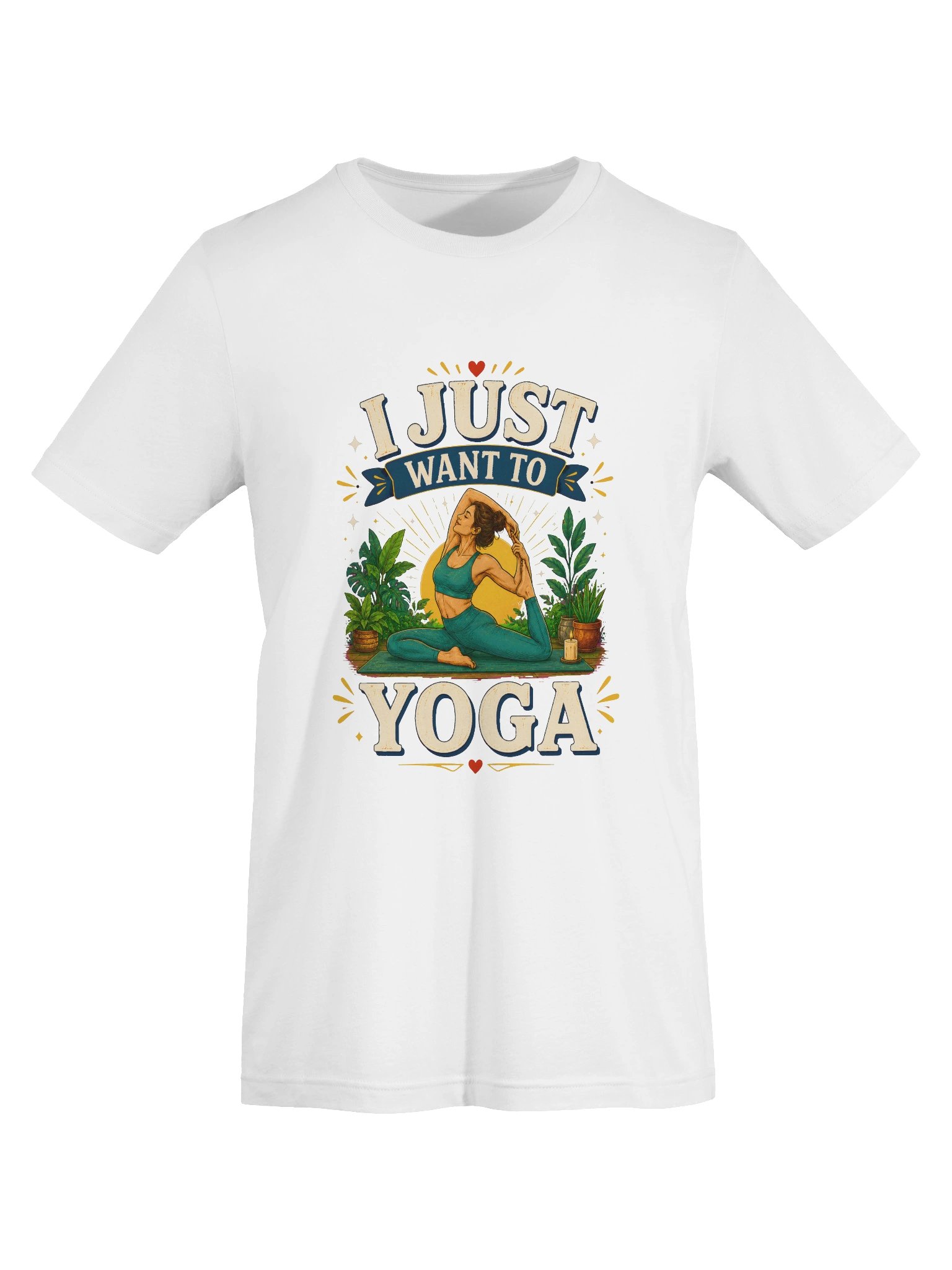 I Just Want To Yoga Tee product image (41)