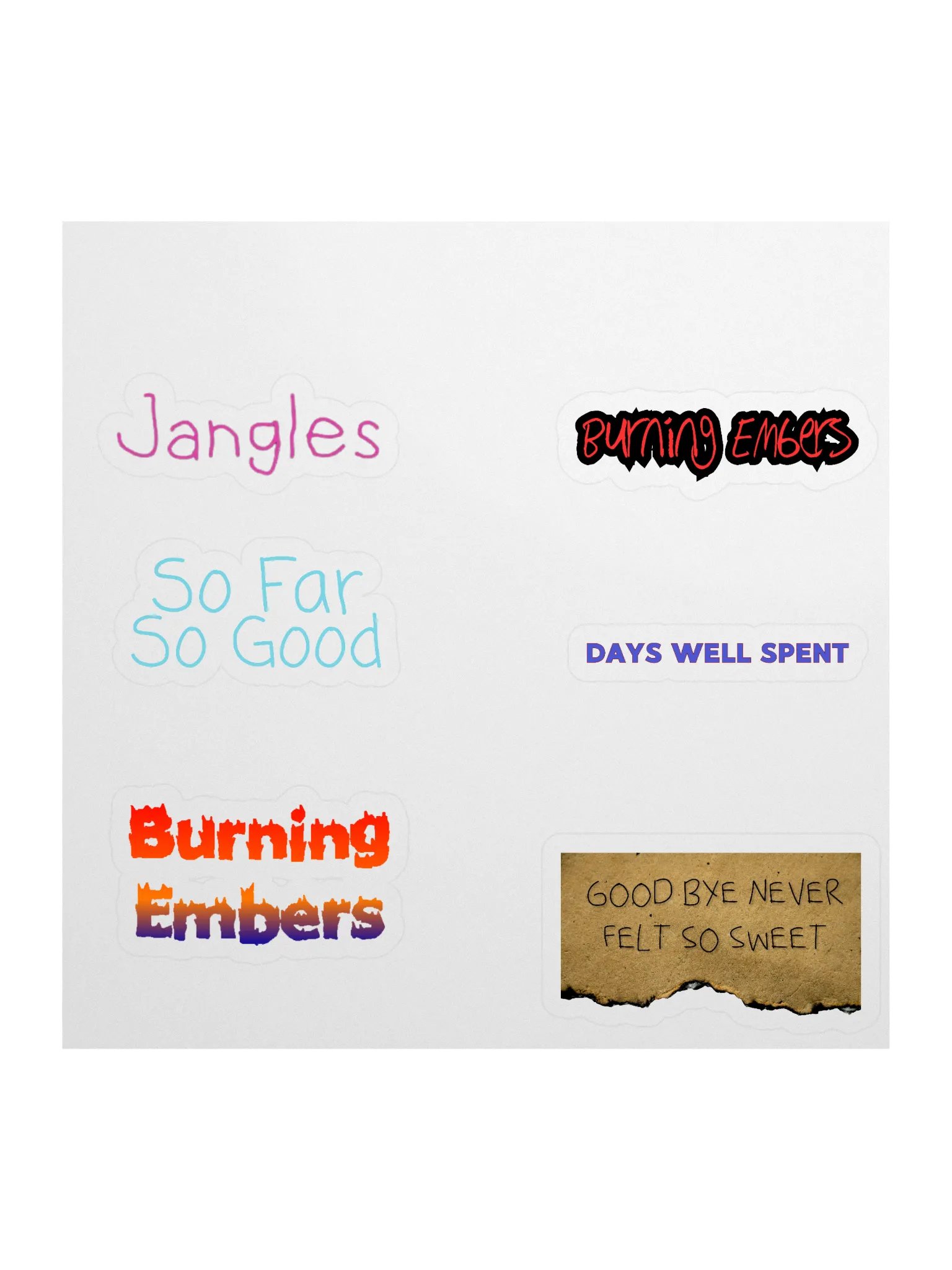 Burning Embers Sticker Pack product image (1)