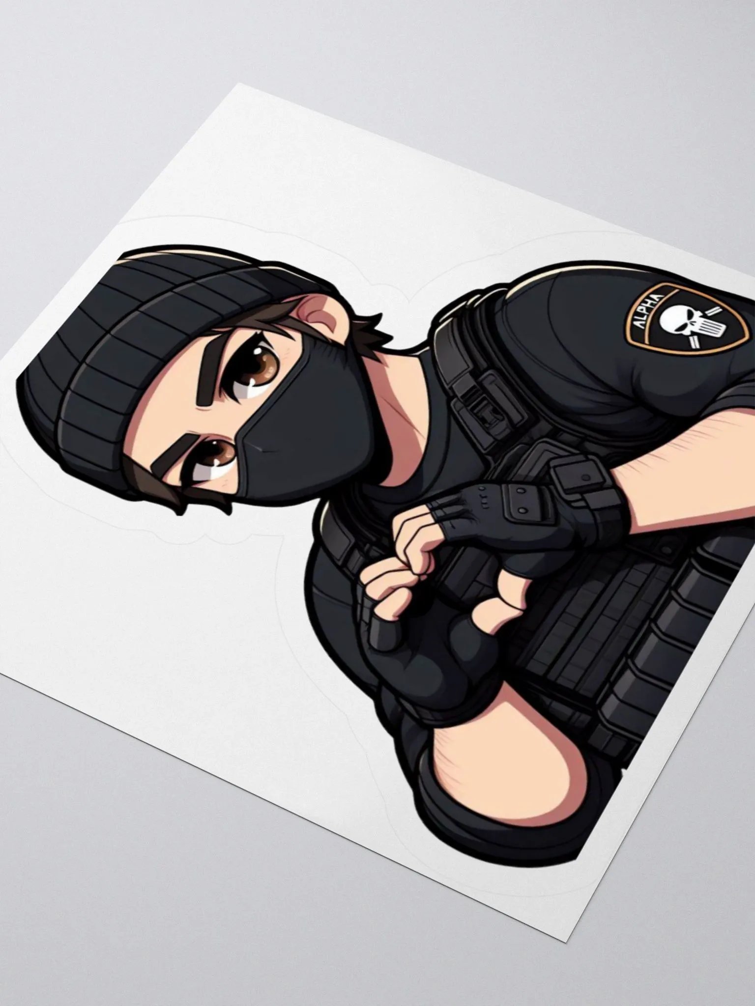 Alpha Heart Tactical Sticker product image (6)