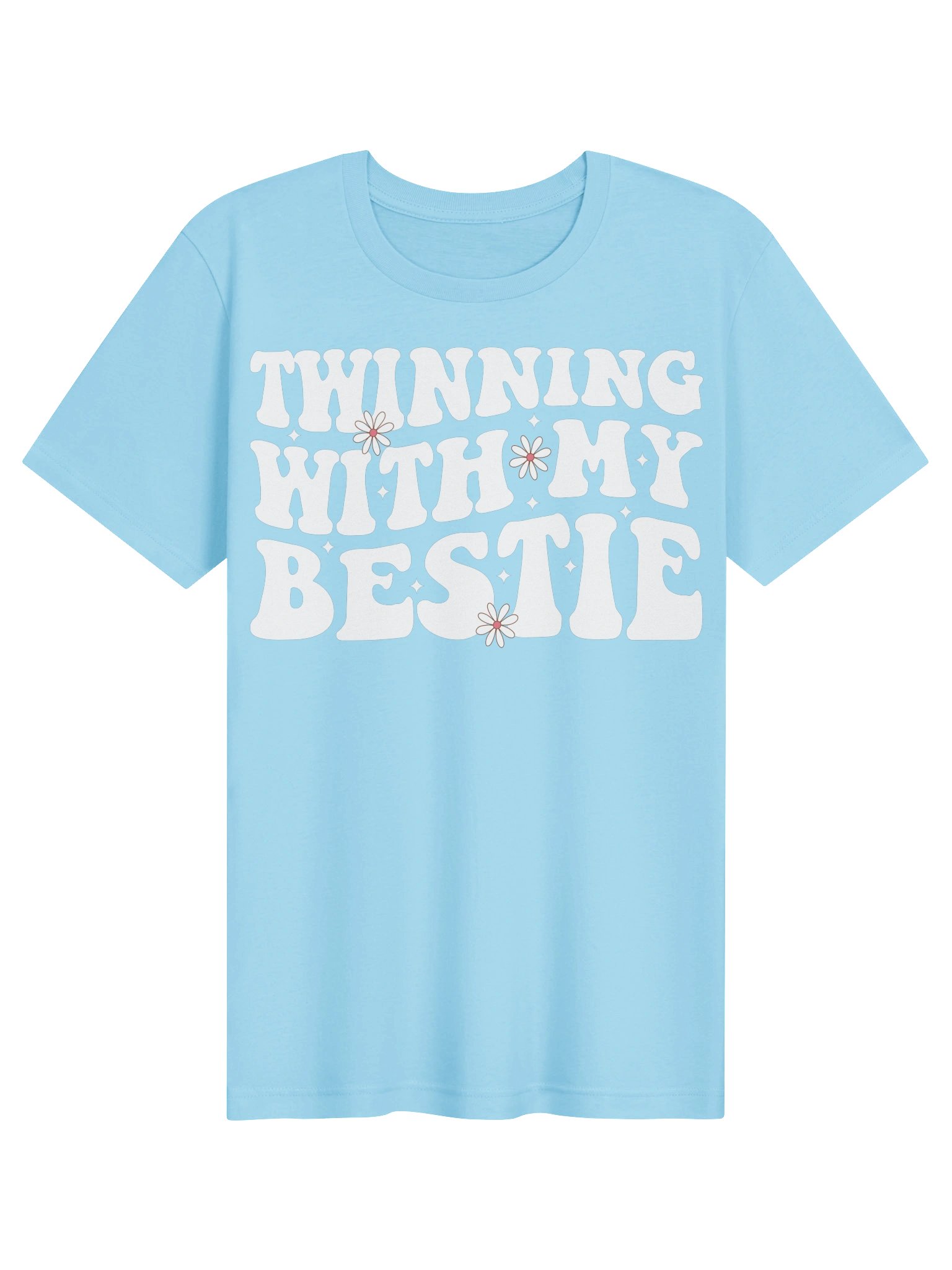 Funny Twin Matching Twins Day Friend Twinning With My Bestie T-shirt product image (8)