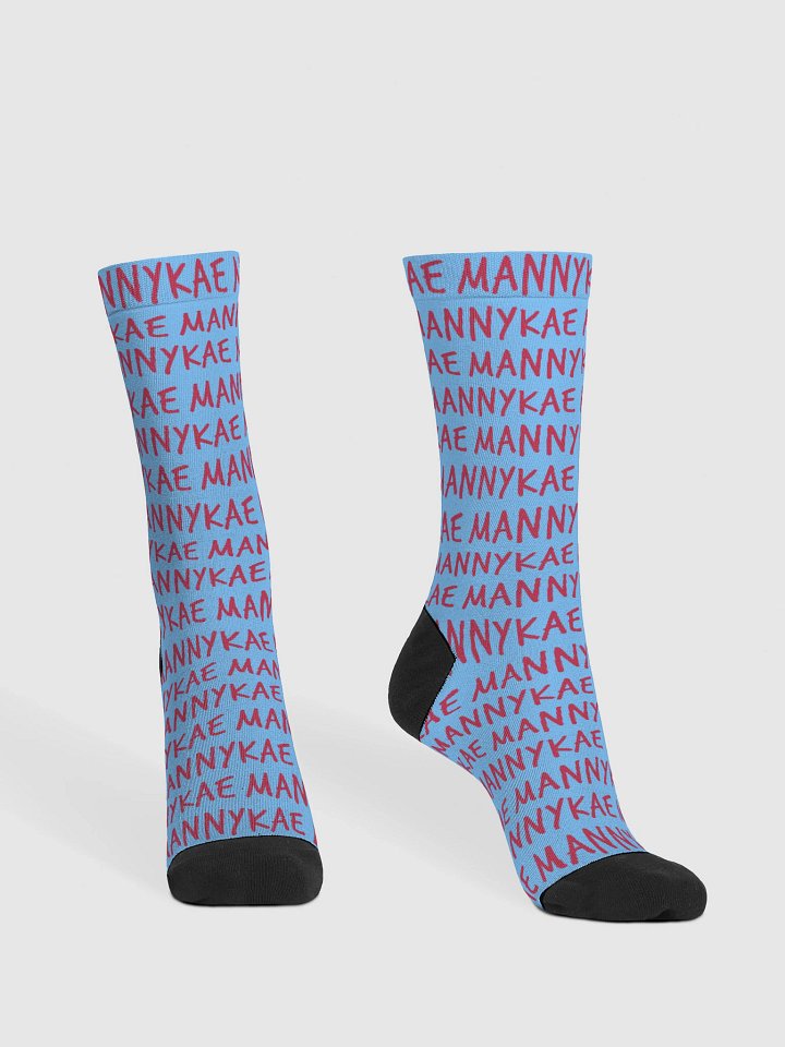Blue/Pink Crew Socks product image (2)