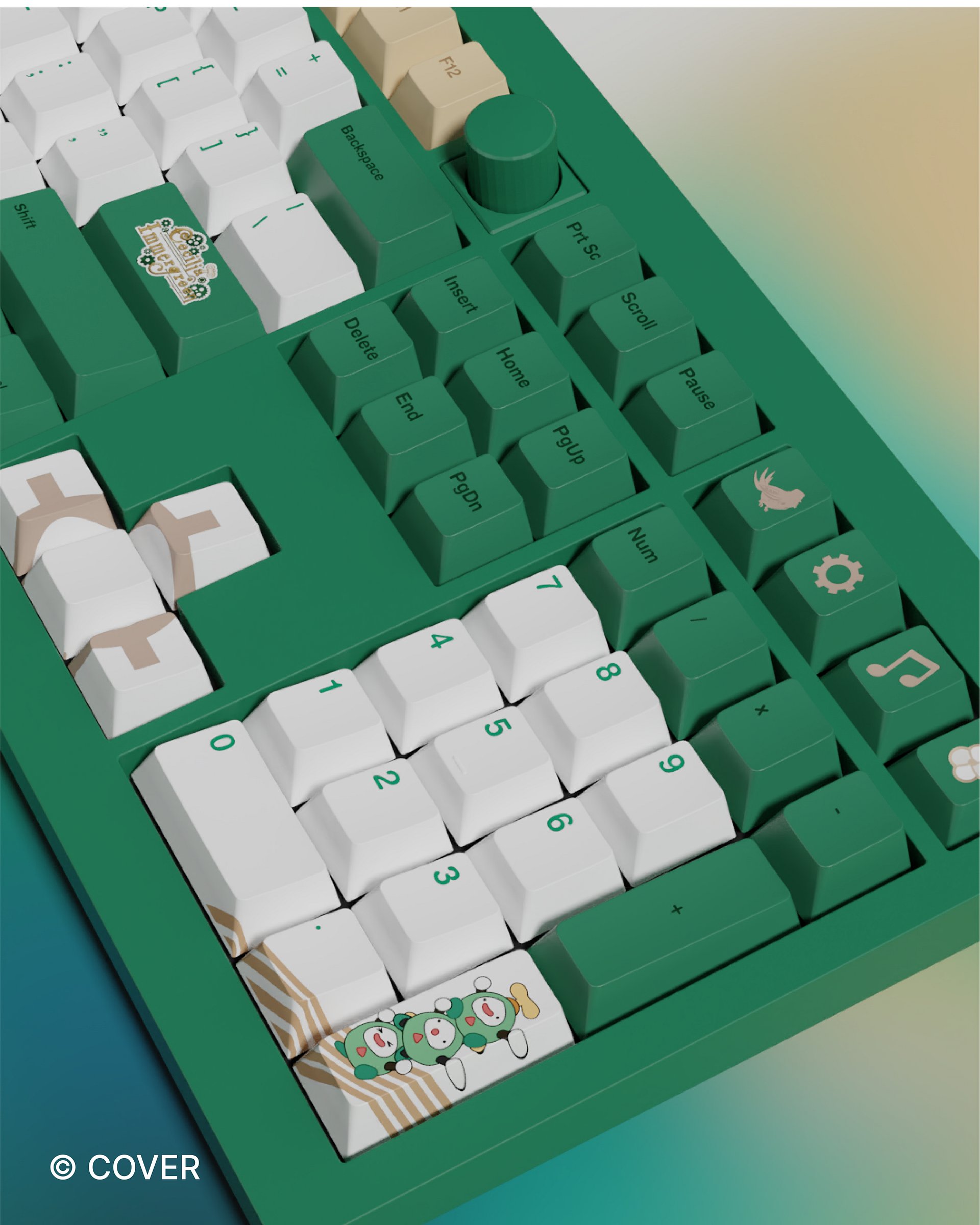 [PRE-ORDER] Cecilia Immergreen Keycap Set product image (4)
