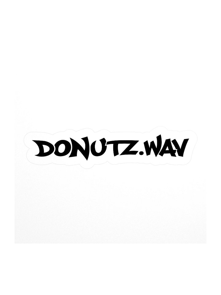 DONUTZ.wav Night Vandal Sticker product image (1)