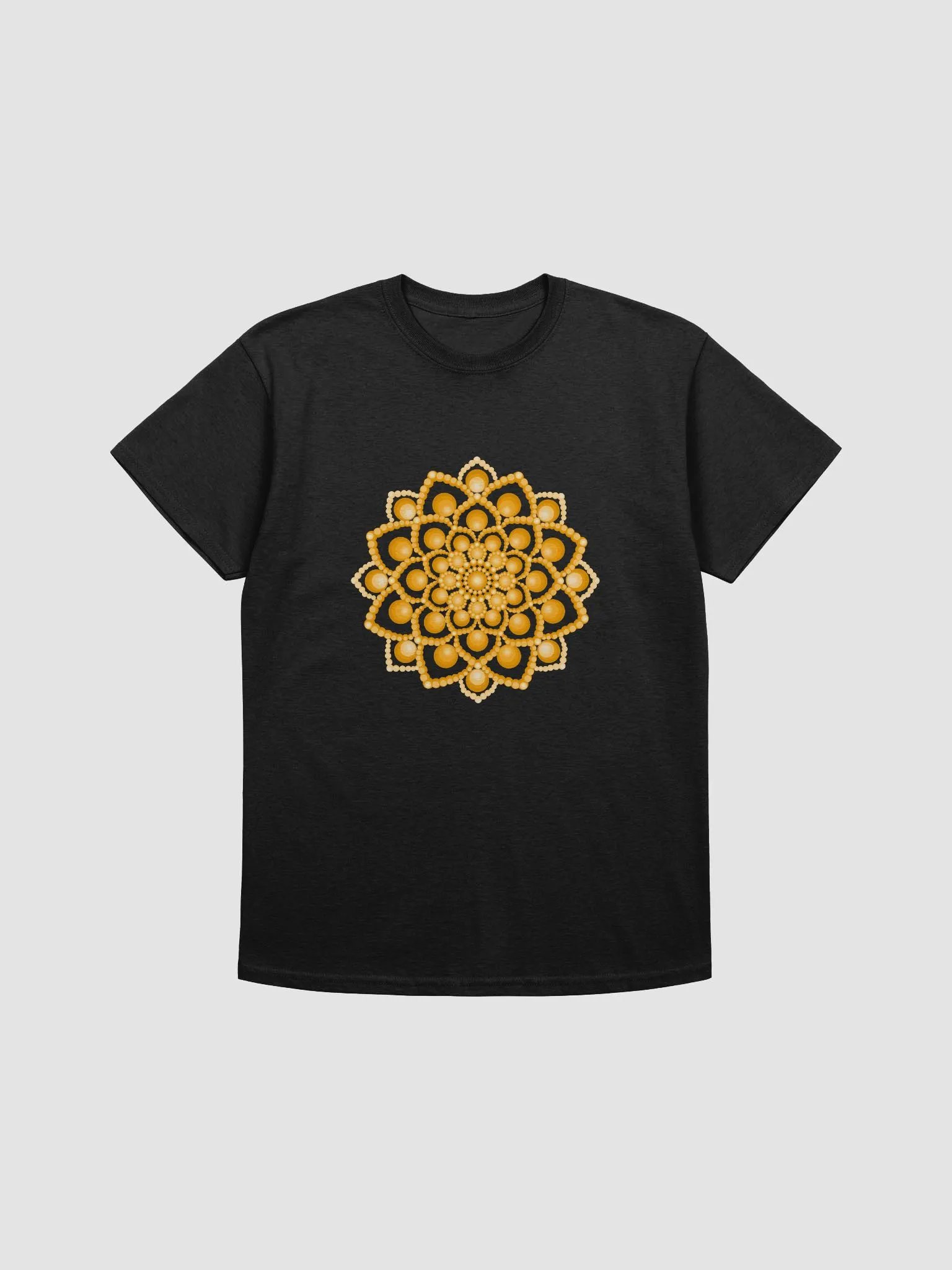 Orange Flower Mandala T-Shirt product image (1)