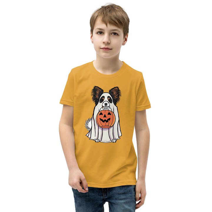 Halloween Papillon(Tricolor) Youth T-Shirt product image (1)