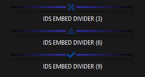 Royal Blue Embed Divider Bars product image (2)