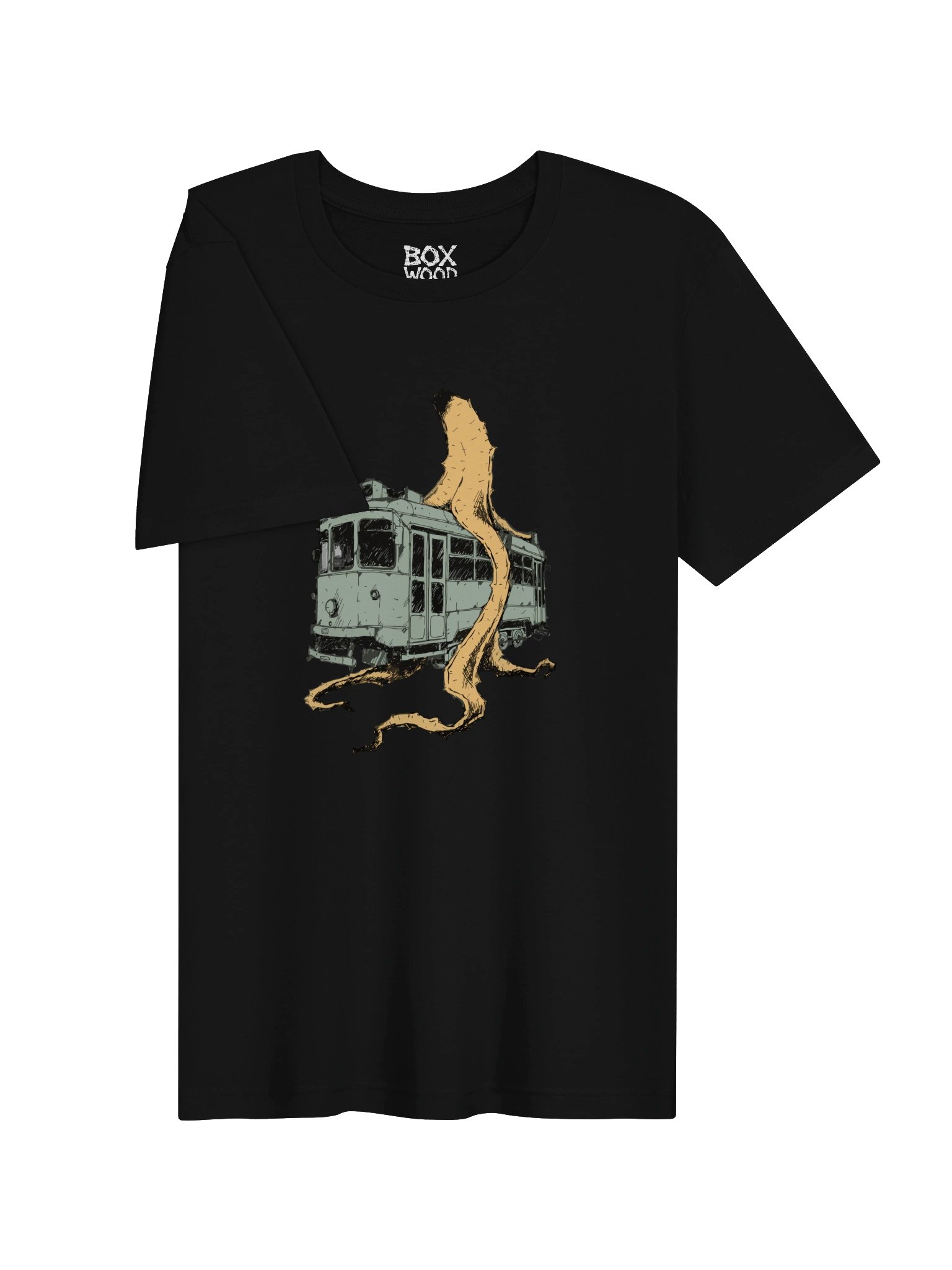 Tram Biological Fusion | Heavyweight Boxy Fit Tee | HonestIndustrial product image (3)