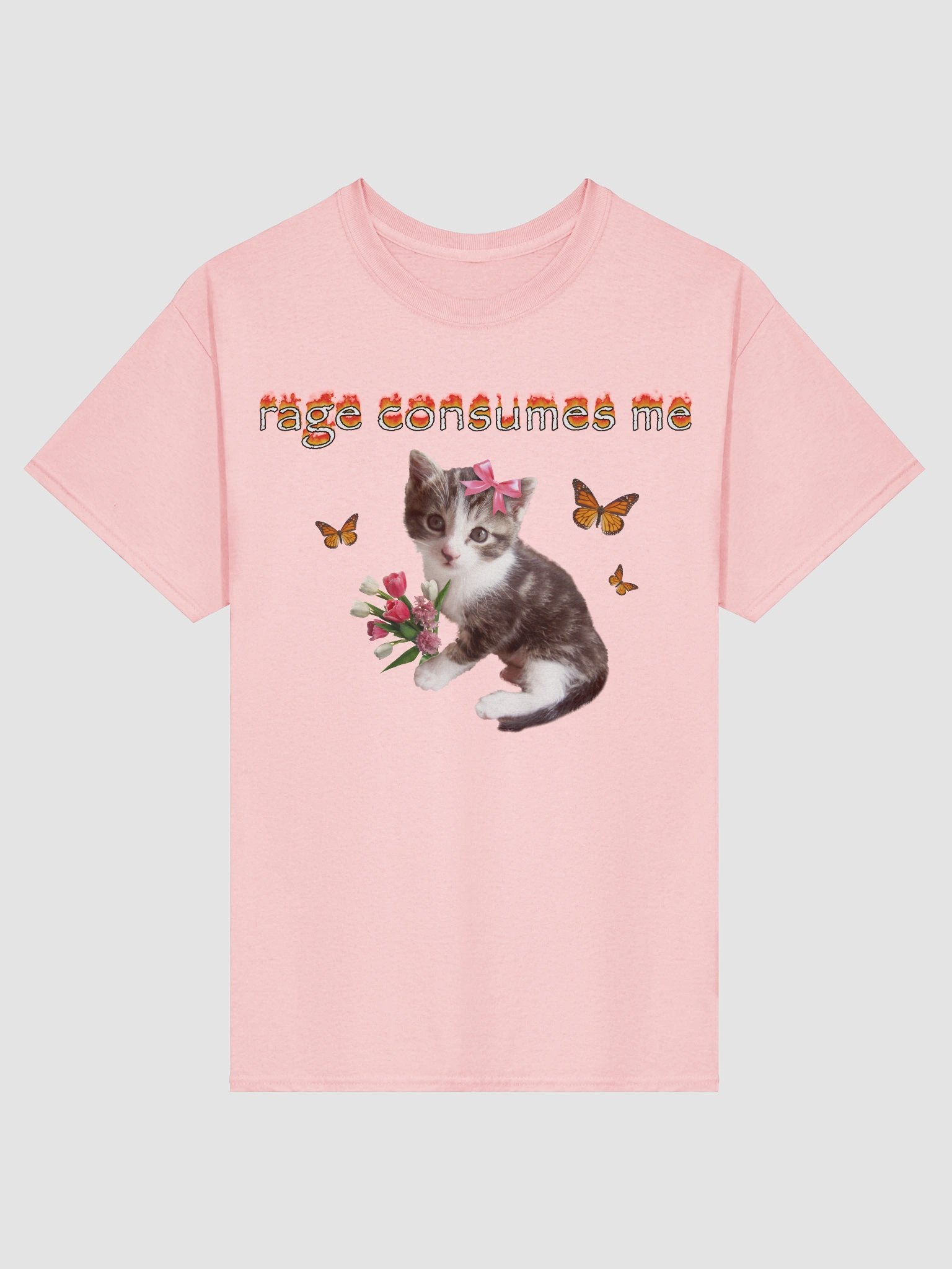 Rage Consumes Me Cat T-shirt product image (2)