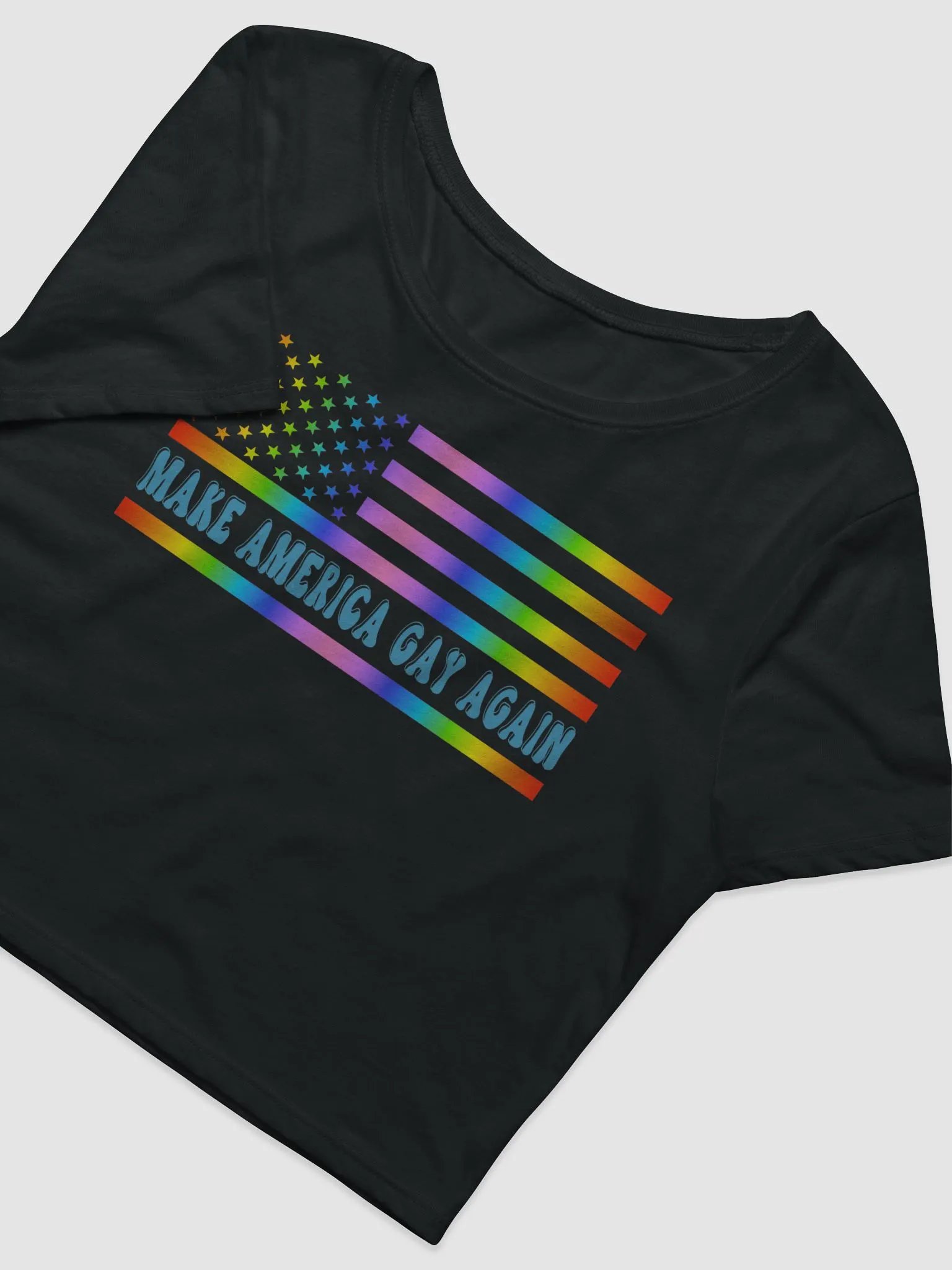 Make America Gay Again Crop Top product image (2)