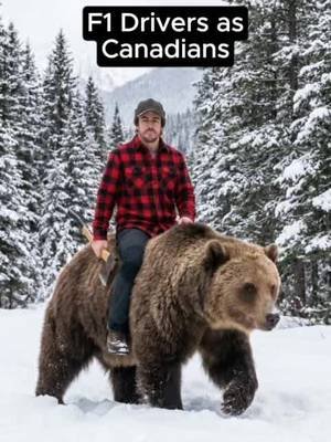 F1 drivers as Canadians  #canadiangp #f1 #mercedes #verstappen #canada