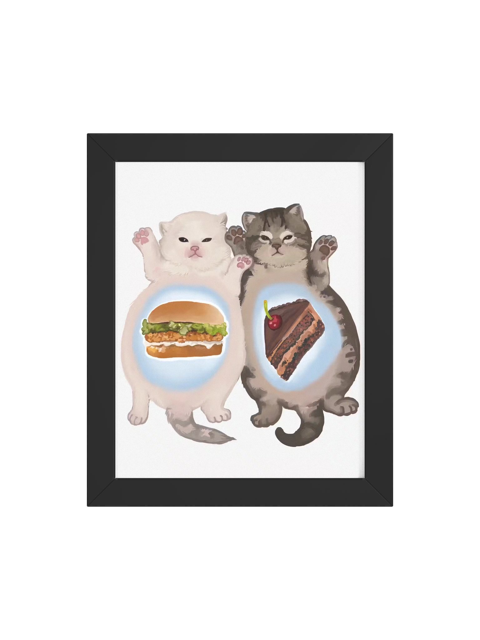 belly cats framed print product image (17)