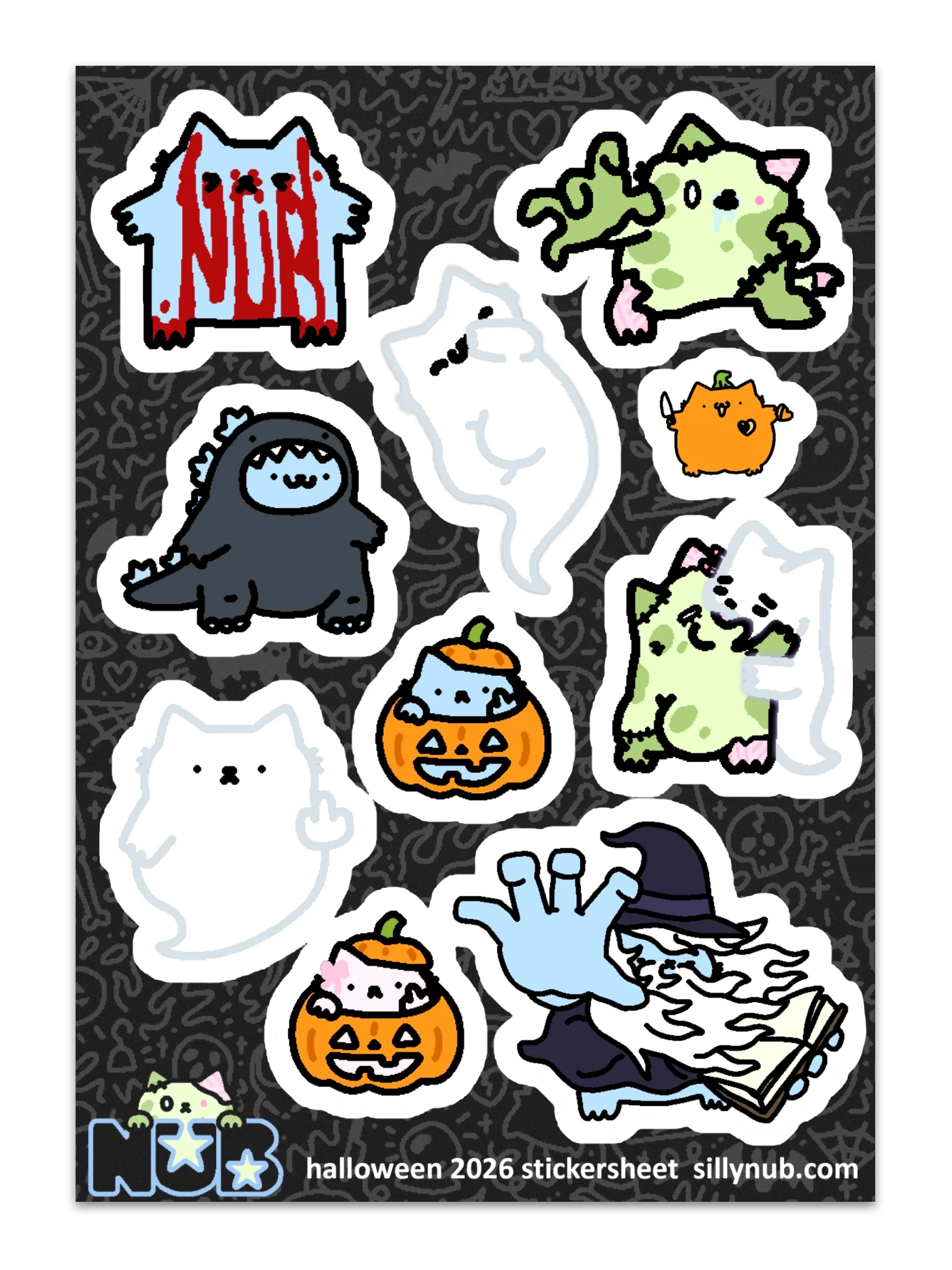 HALLOWEEN STICKERSHEET 2026 product image (1)