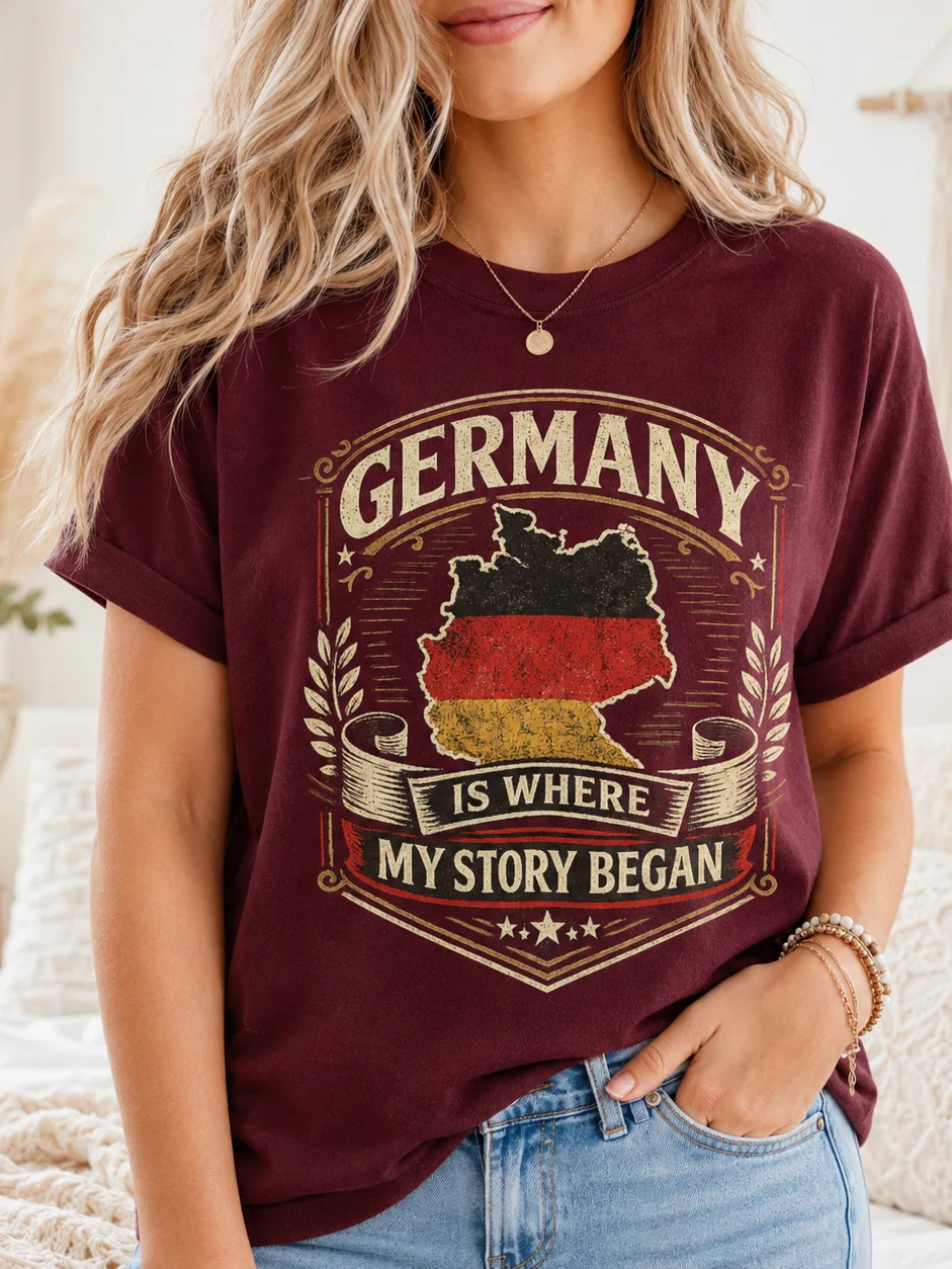 Germany Is Where My Story Began Vintage Tee
