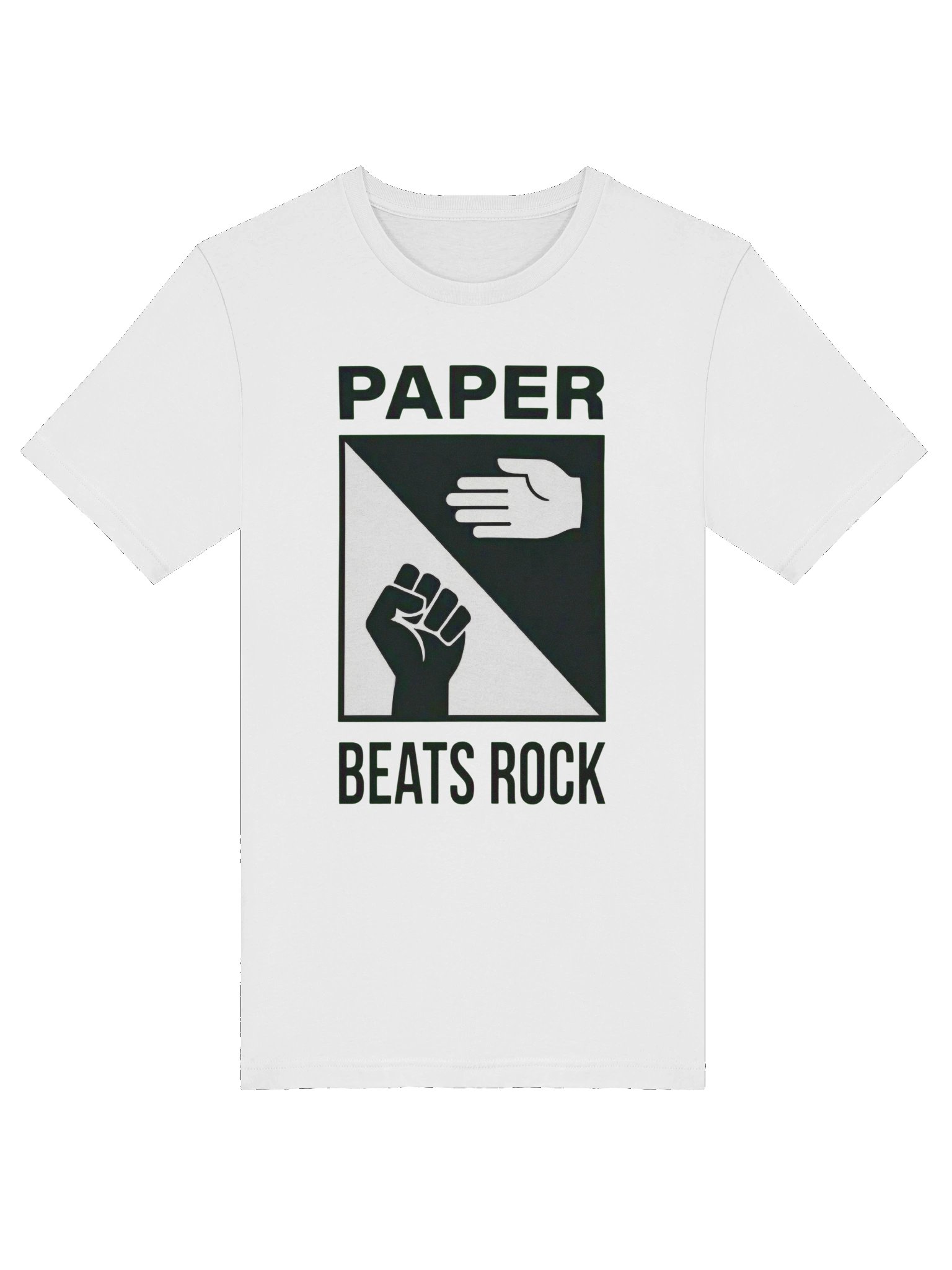 PAPER BEATS ROCK tshirt product image (65)