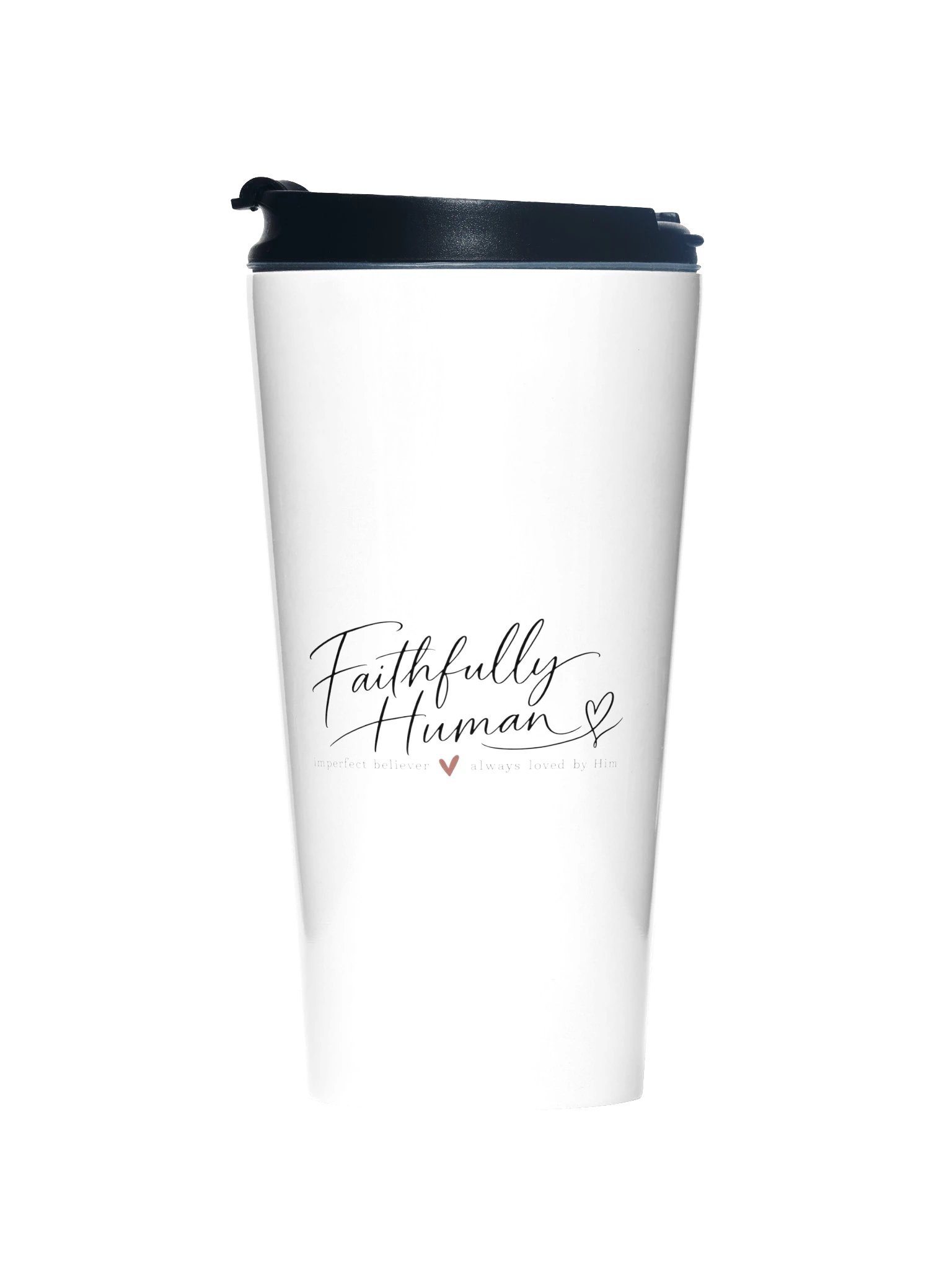 Faithfully Human Stainless Steel Travel Mug product image (1)
