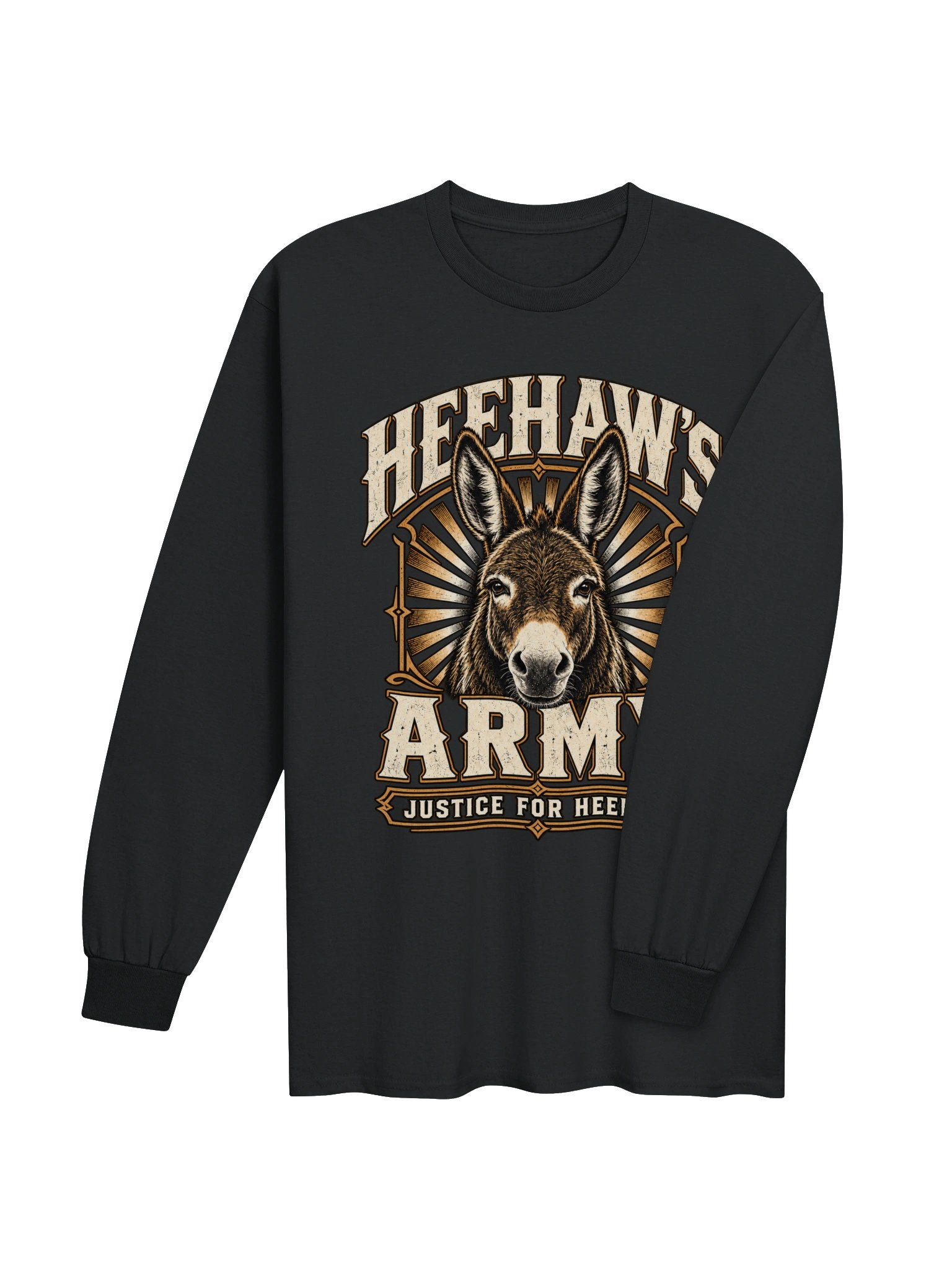 HeeHaw's Army - Long Sleeve Memorial Shirt 100% Cotton product image (4)