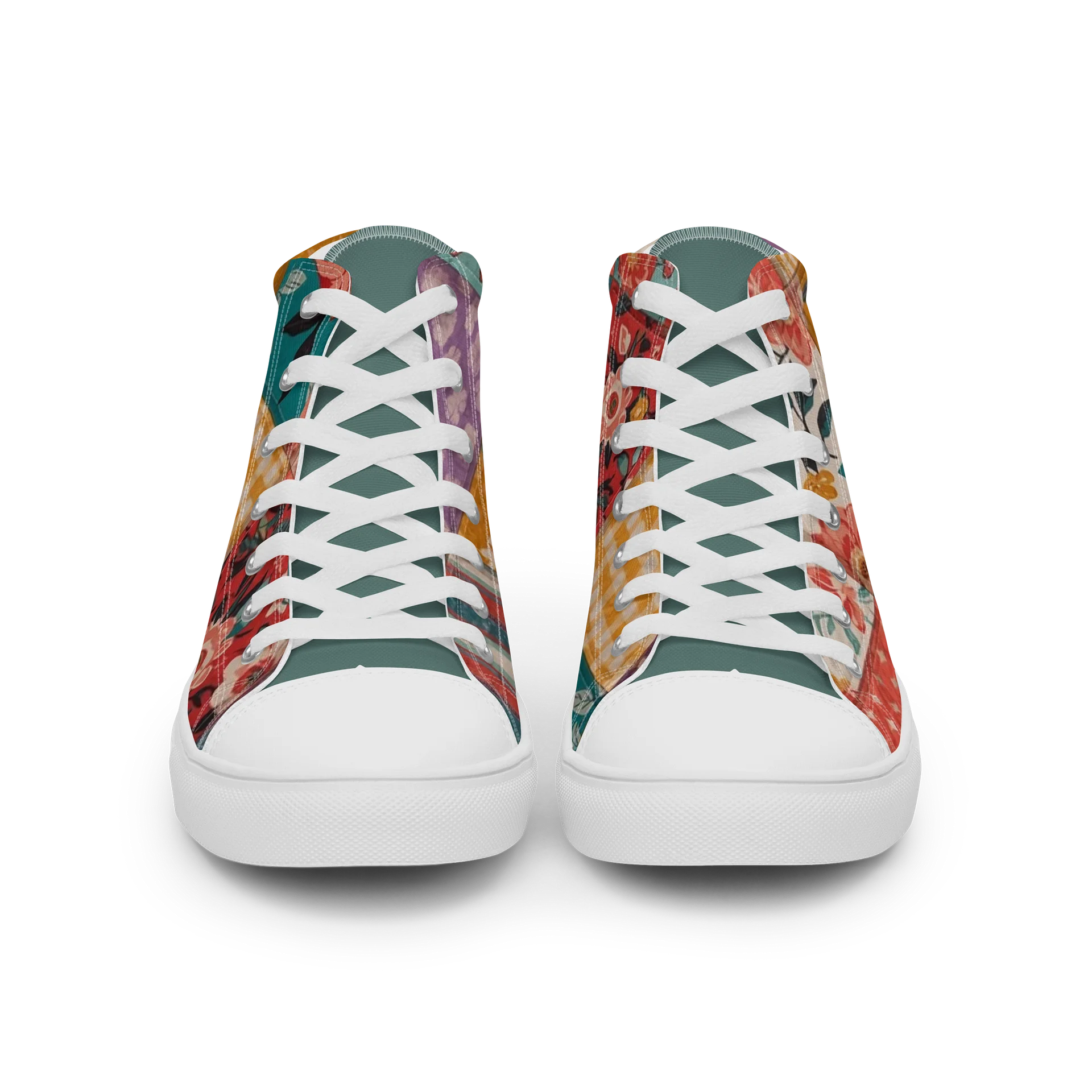 Patchwork Floral High Tops product image (3)