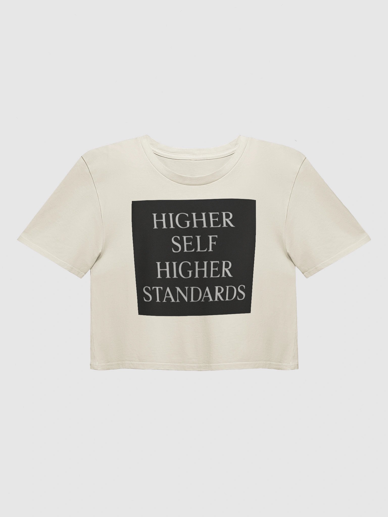 Higher Self, Higher Standards Crop Tee product image (1)