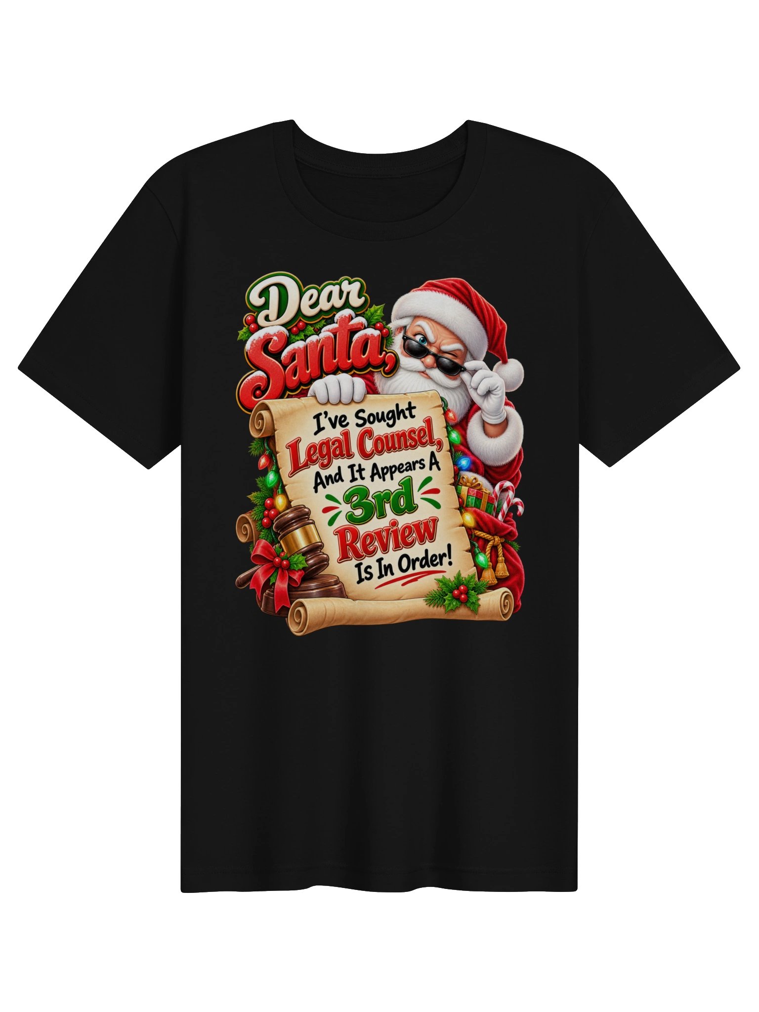 DEAR SANTA, I’VE SOUGHT LEGAL COUNSEL… product image (1)
