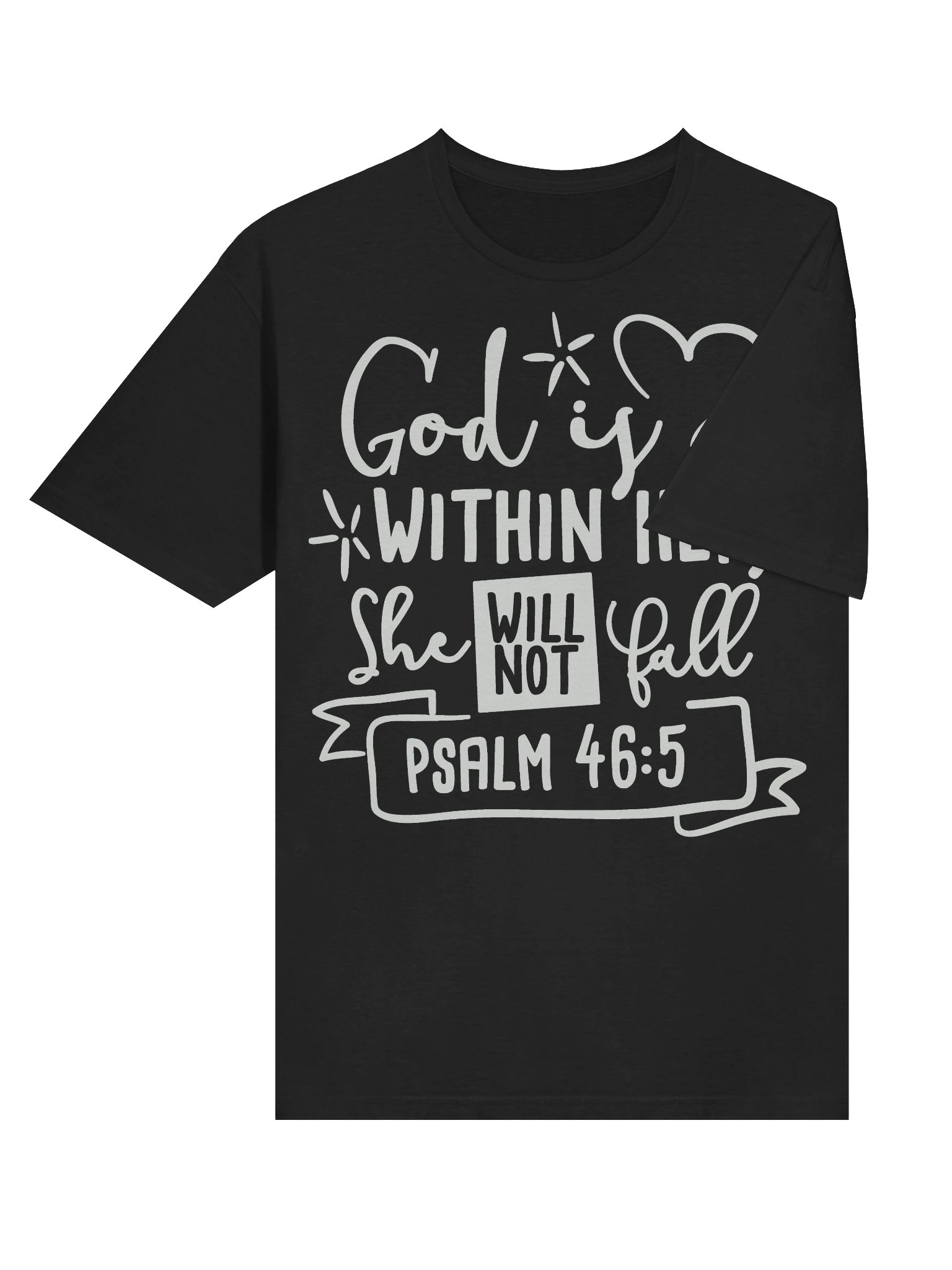Christian Shirt God Is Within Her She Will Not Fall product image (6)